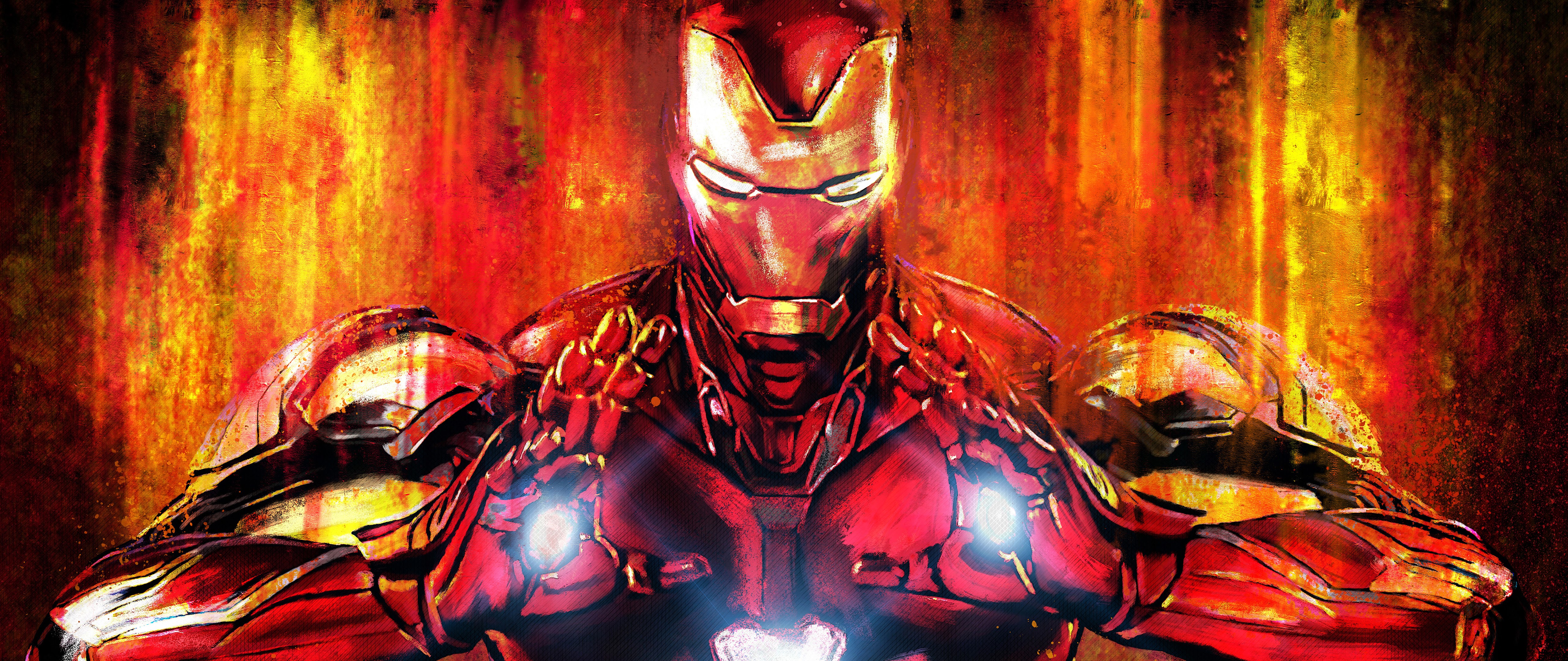8K Iron Man Art Wallpapers