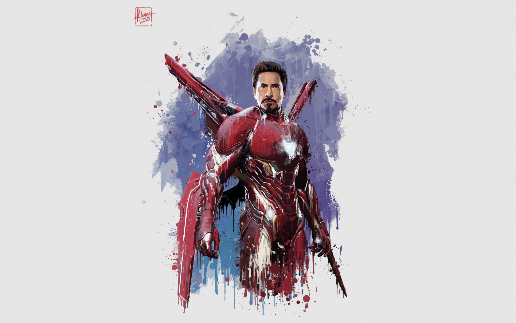 8K Iron Man Art Wallpapers