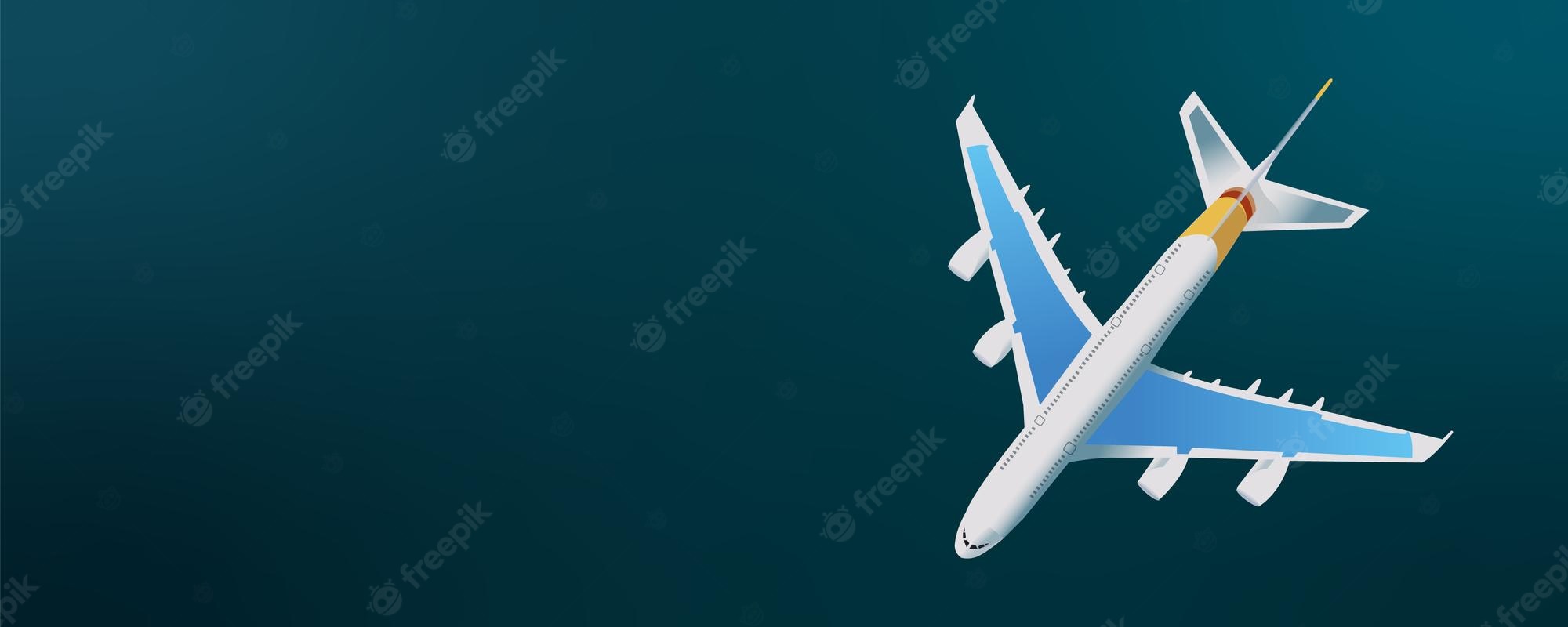 Airplane Minimal Gradient Wallpapers