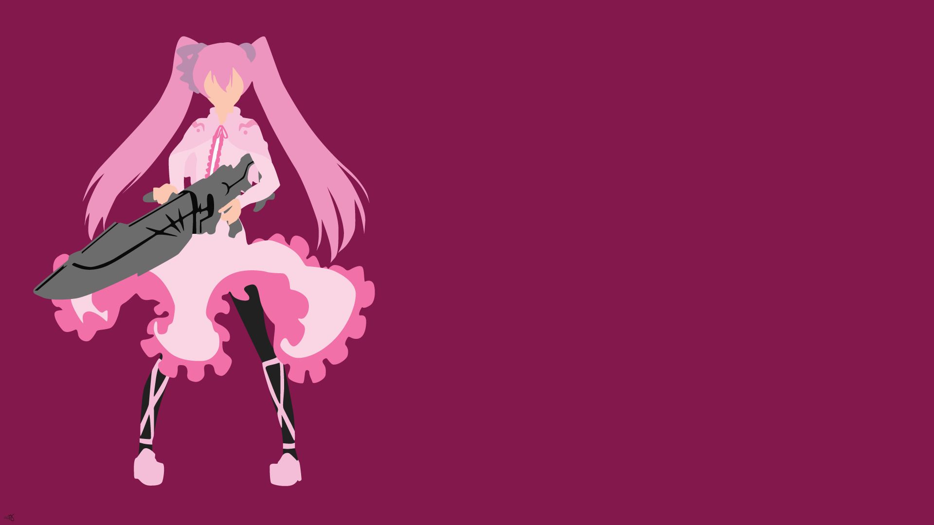 Akame From Akame Ga Kill Minimal Wallpapers