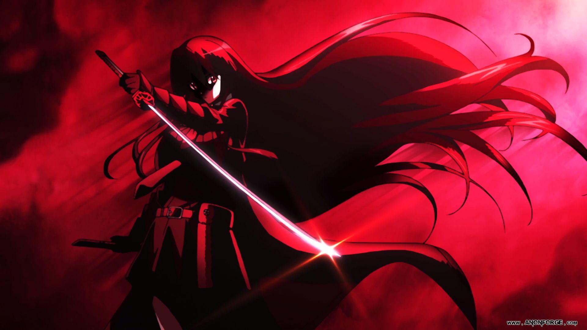 Akame From Akame Ga Kill Minimal Wallpapers