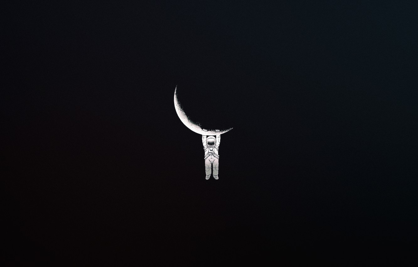 Astronaut Minimalist Wallpapers