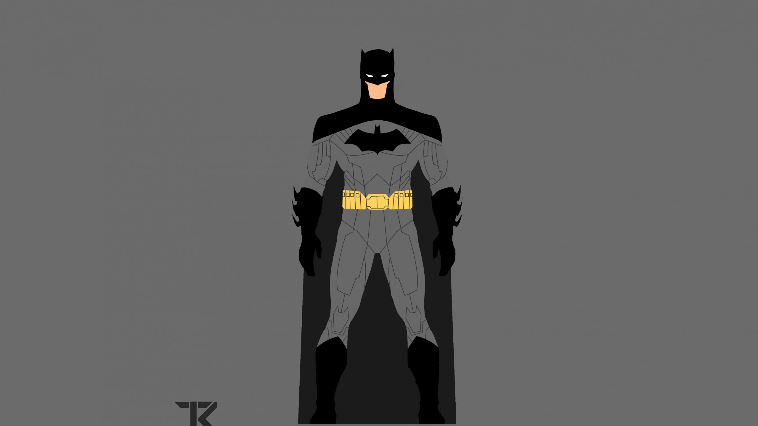 Batman Flat Design Minimal 4K Wallpapers