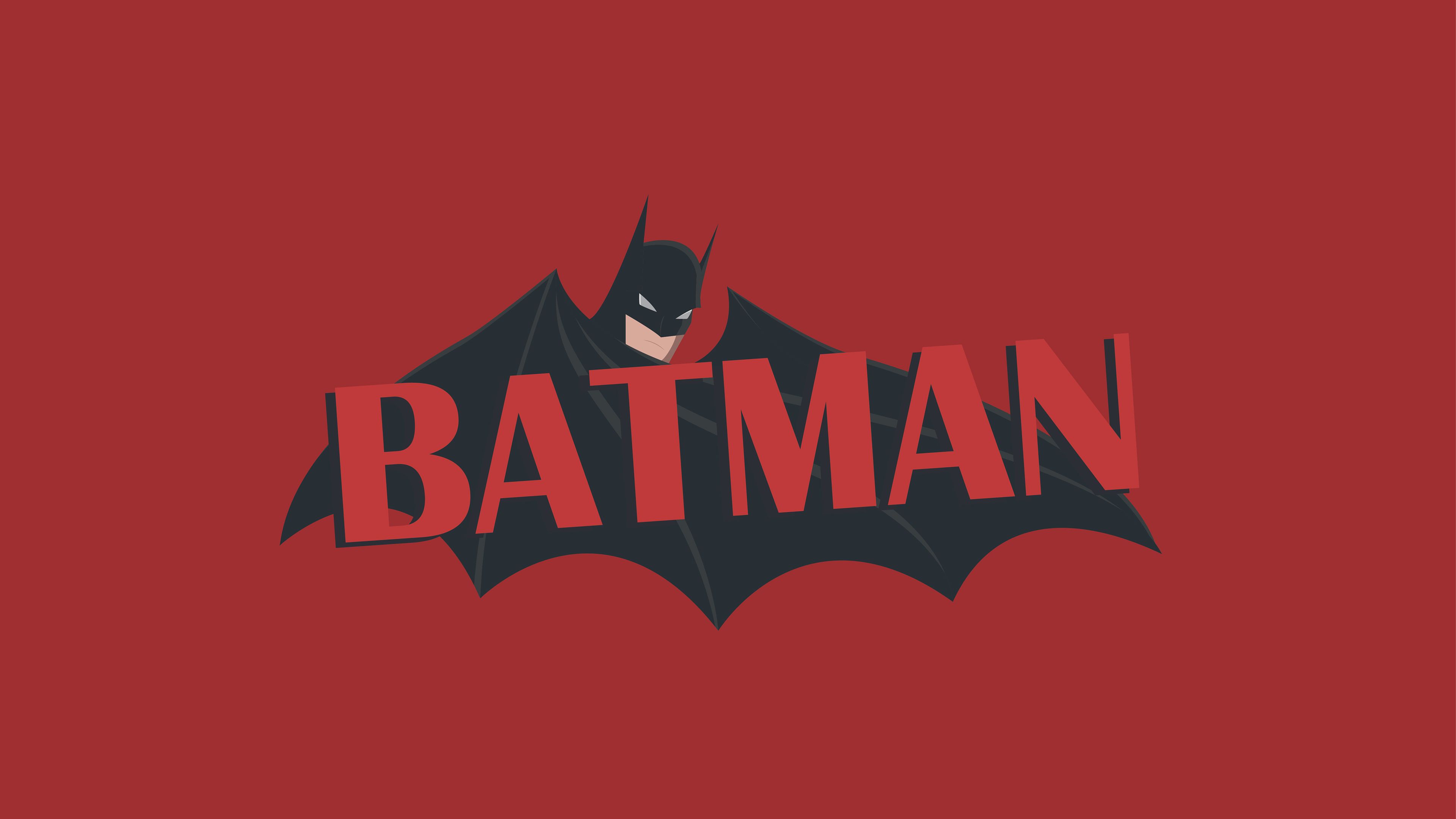 Batman Flat Design Minimal 4K Wallpapers