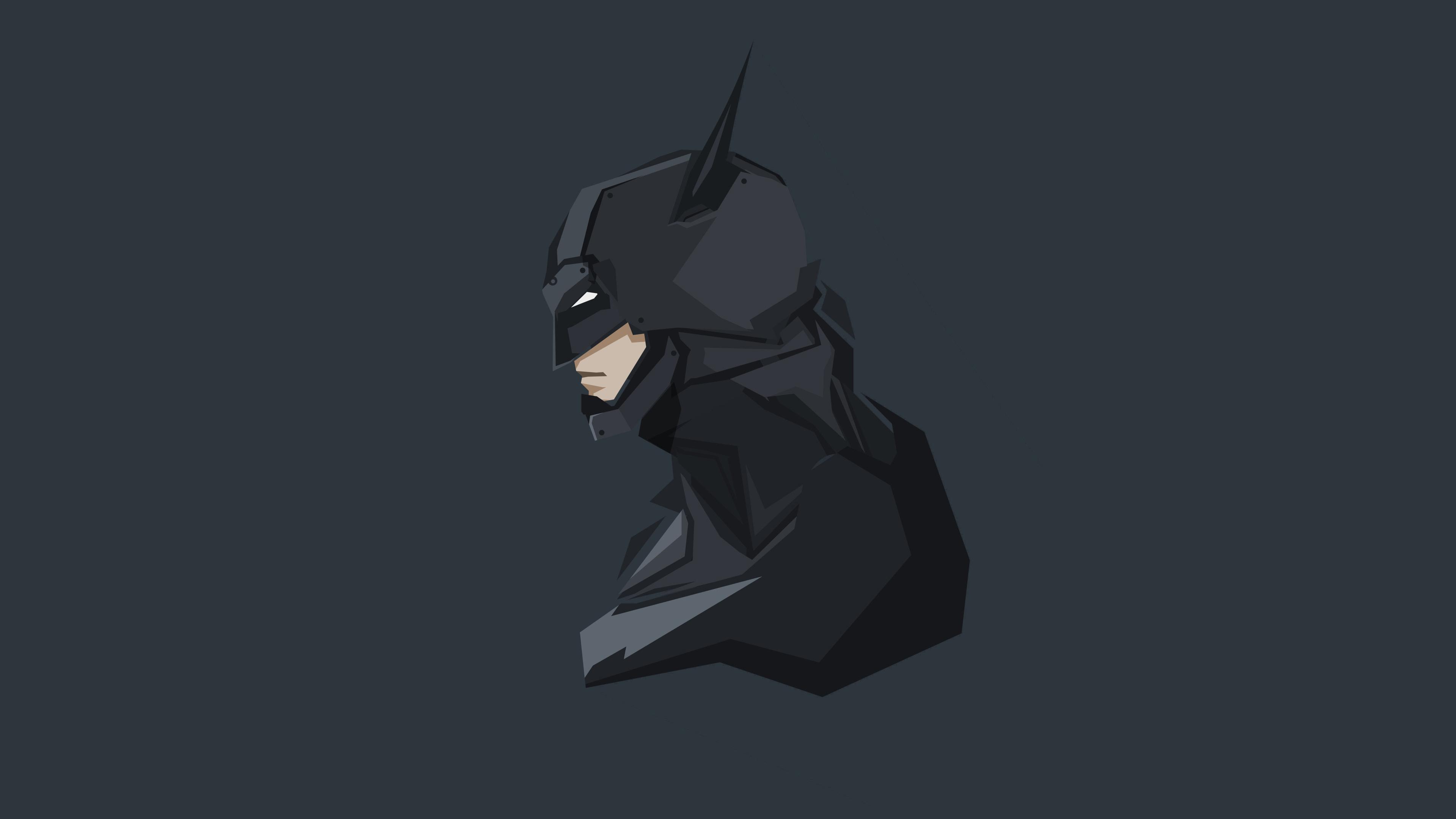 Batman Flat Design Minimal 4K Wallpapers