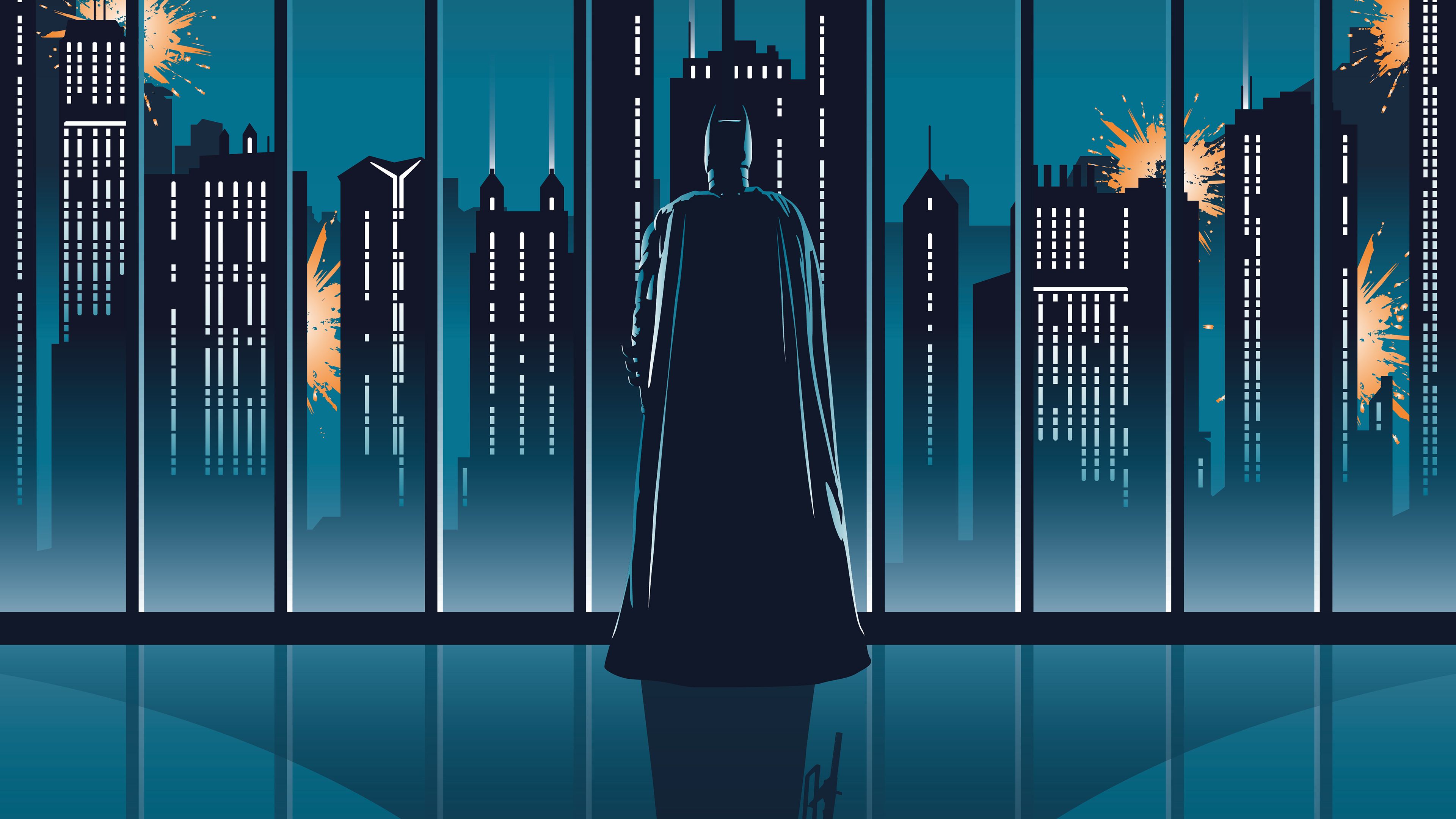 Batman Minimalism Dc Comics Wallpapers