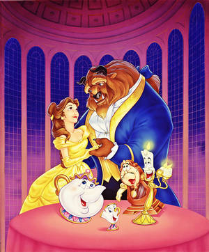 Beauty And The Beast Artwork Wallpapers