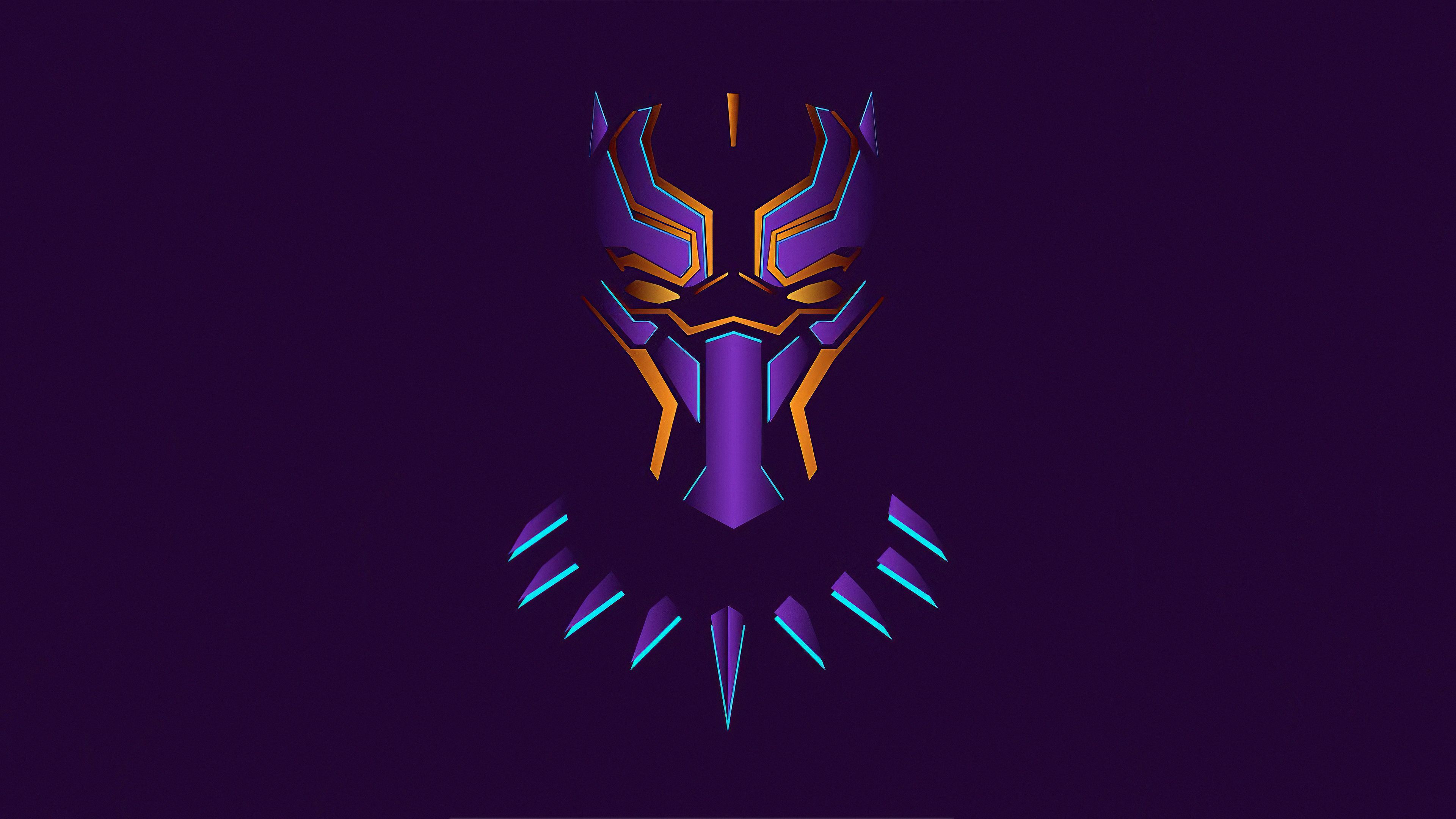 Black Panther Chadwick Boseman Movie Minimalism Wallpapers