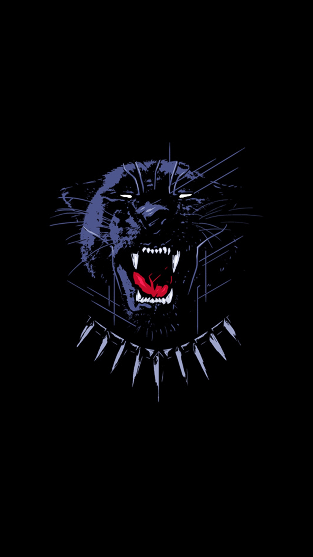 Black Panther Minimalism Wallpapers