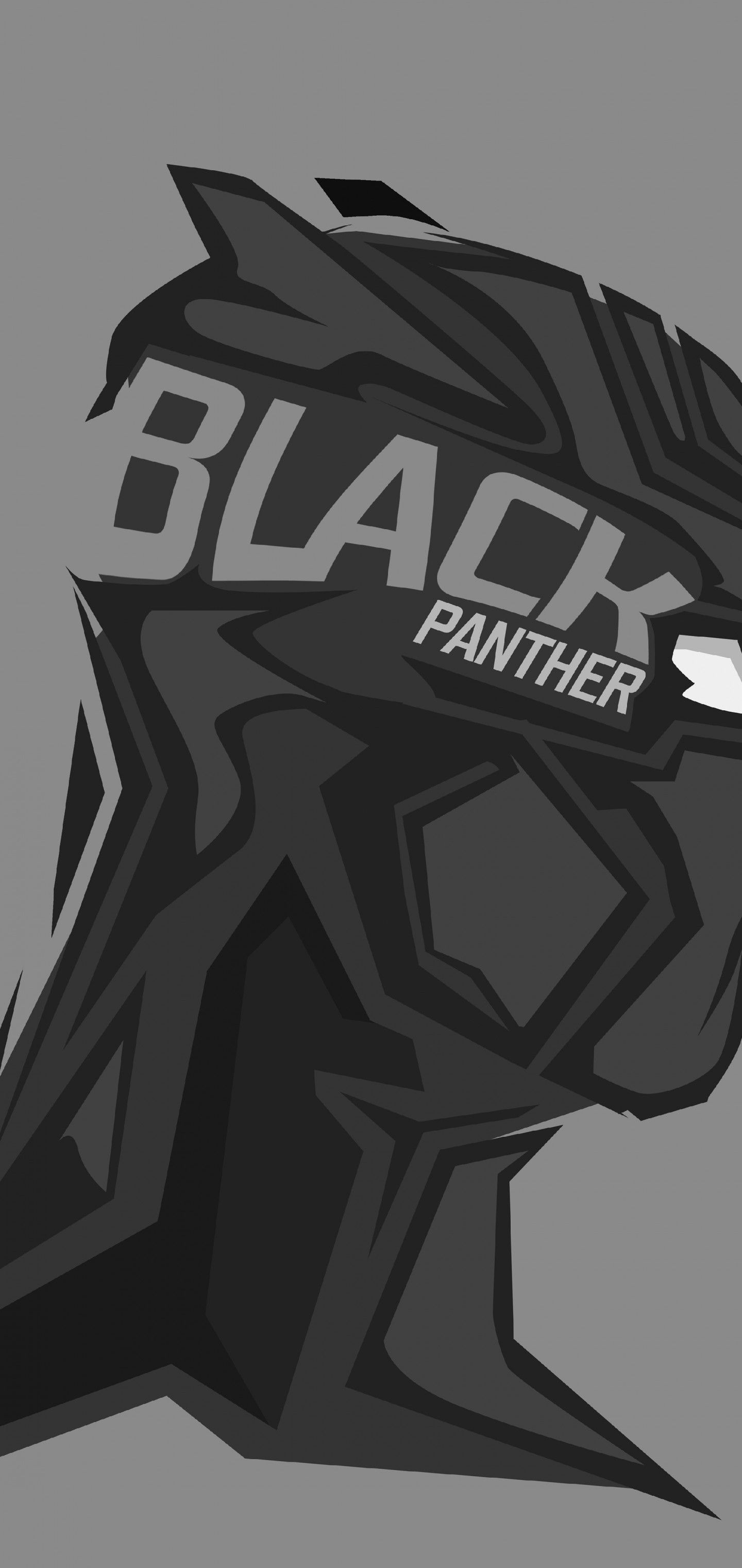 Black Panther Minimalism Wallpapers