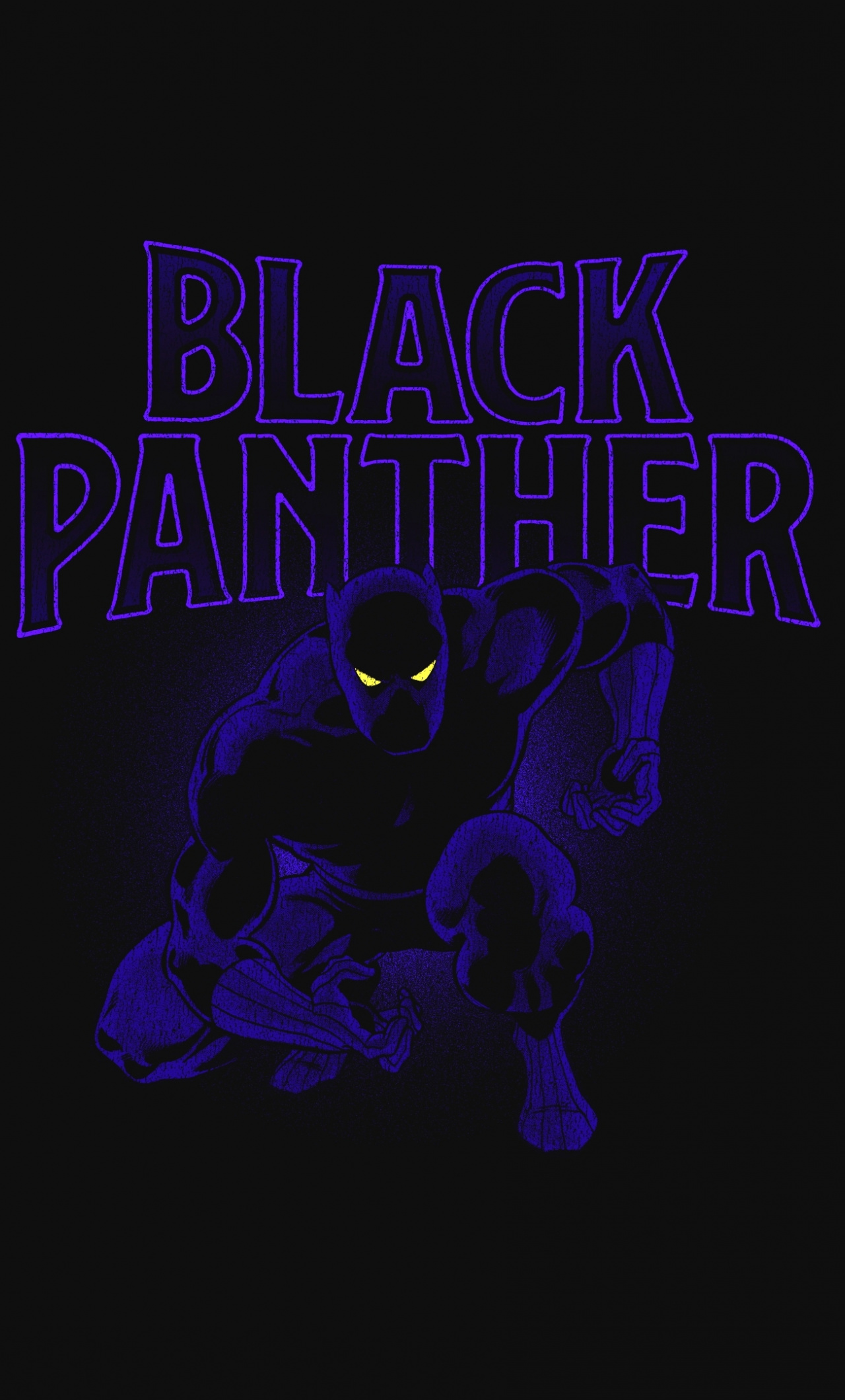 Black Panther Minimalism Wallpapers