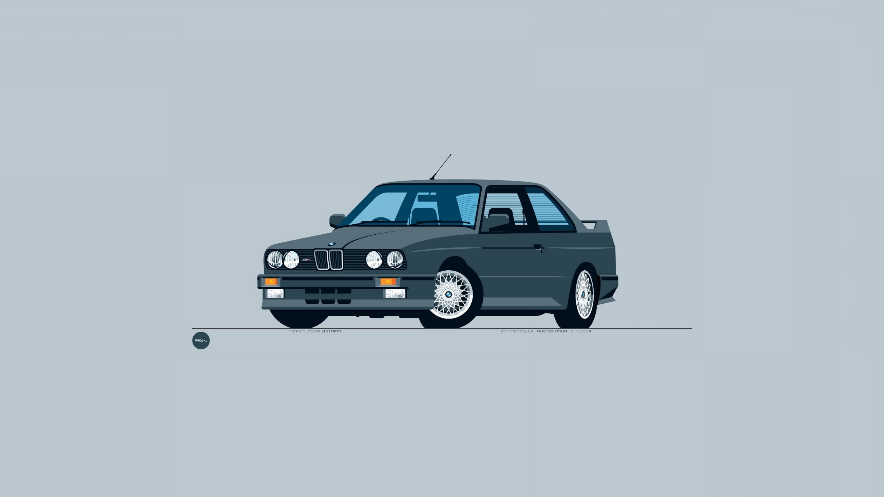 Bmw Car Minimalism Wallpapers