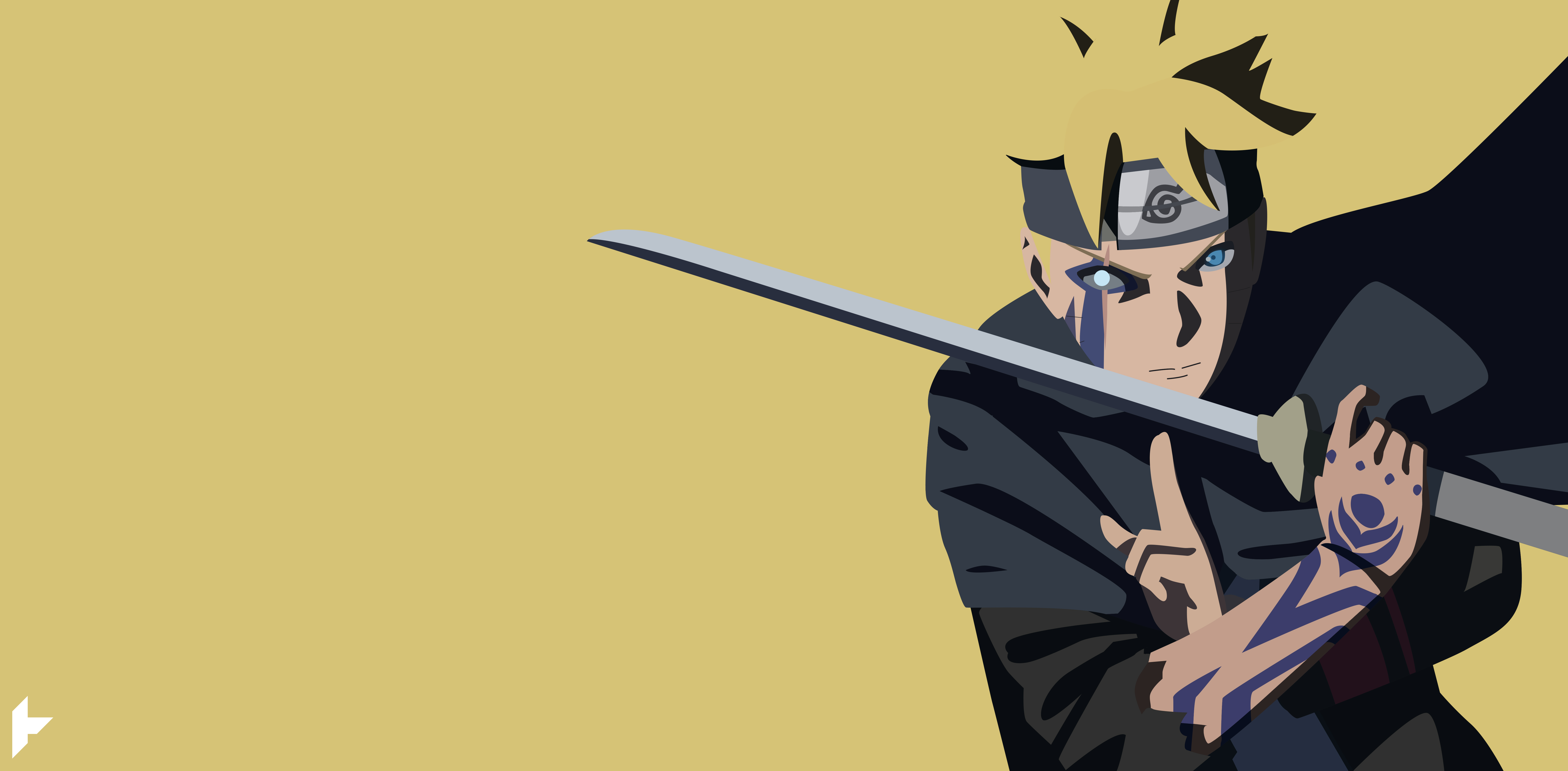 Boruto Uzumaki Minimalist Wallpapers