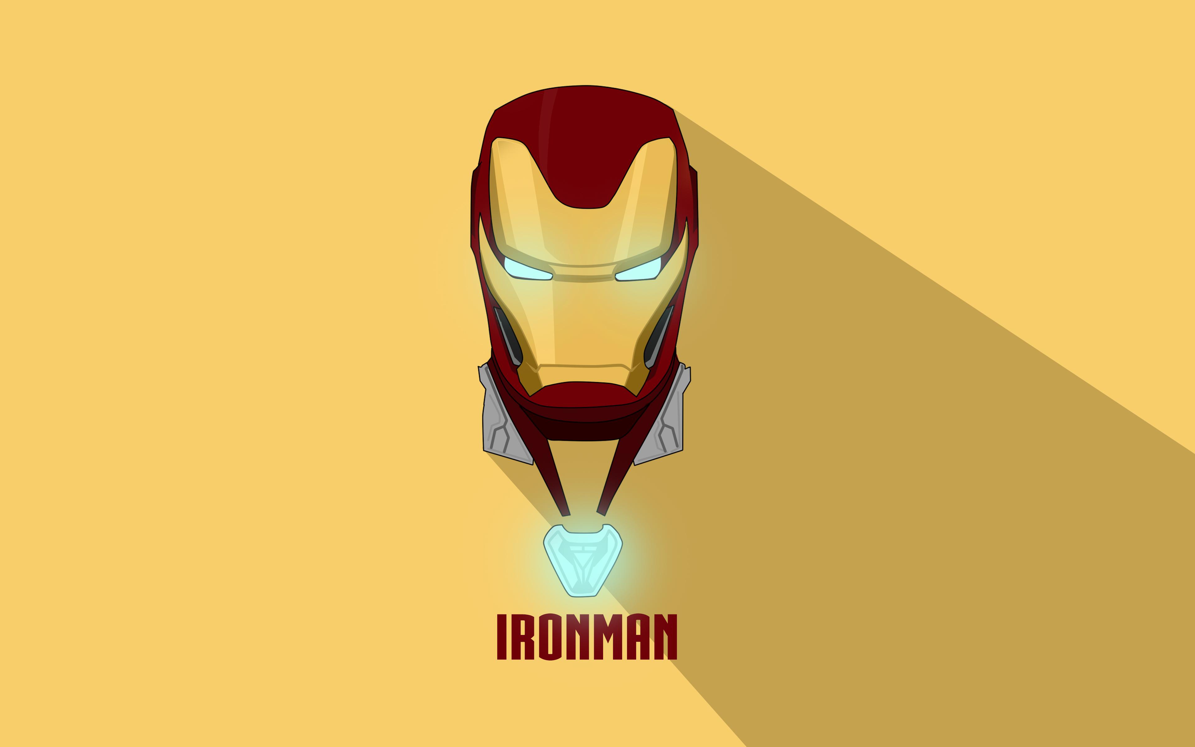 Captain America Iron Man Minimal Art Wallpapers