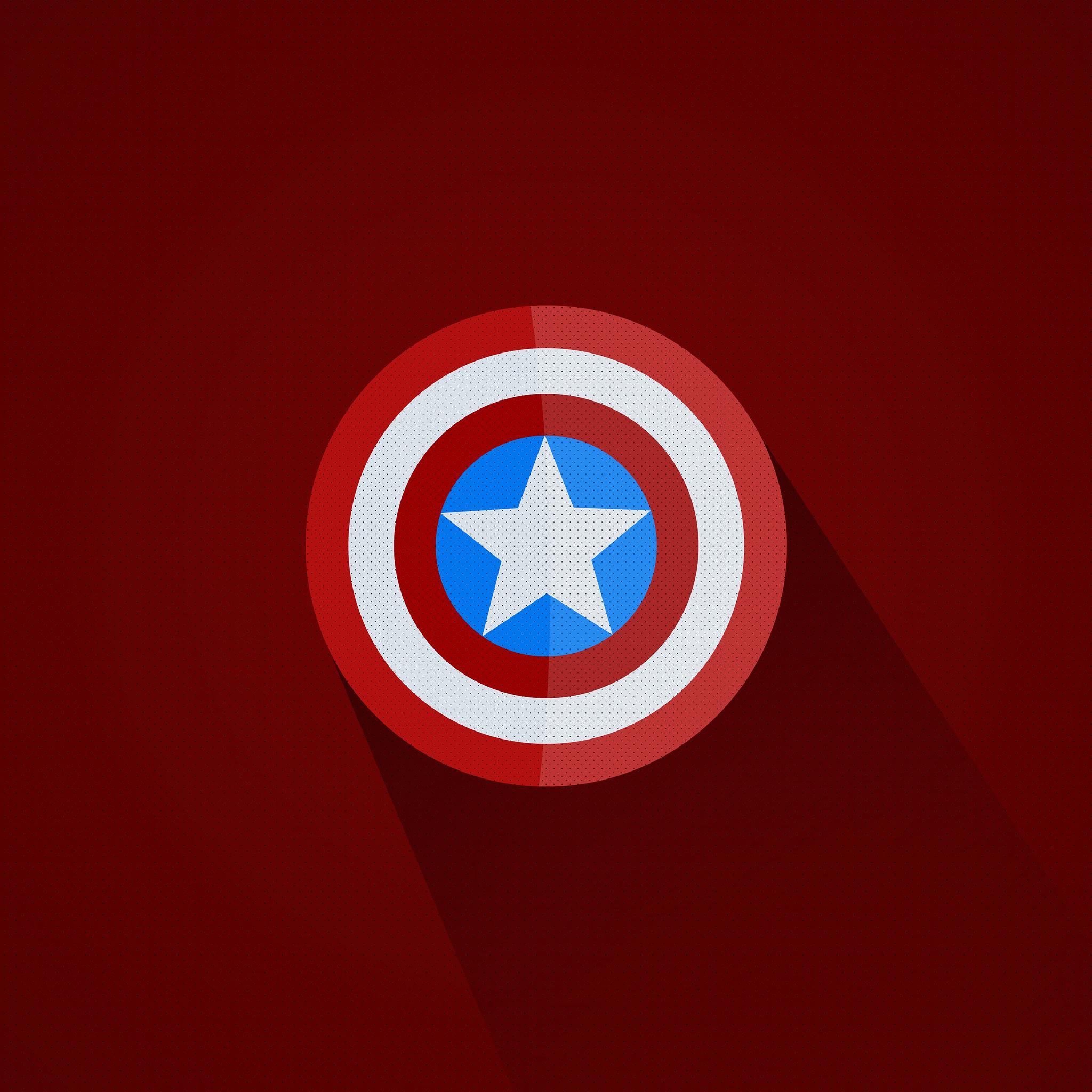 Captain America Minimal Marvel Wallpapers