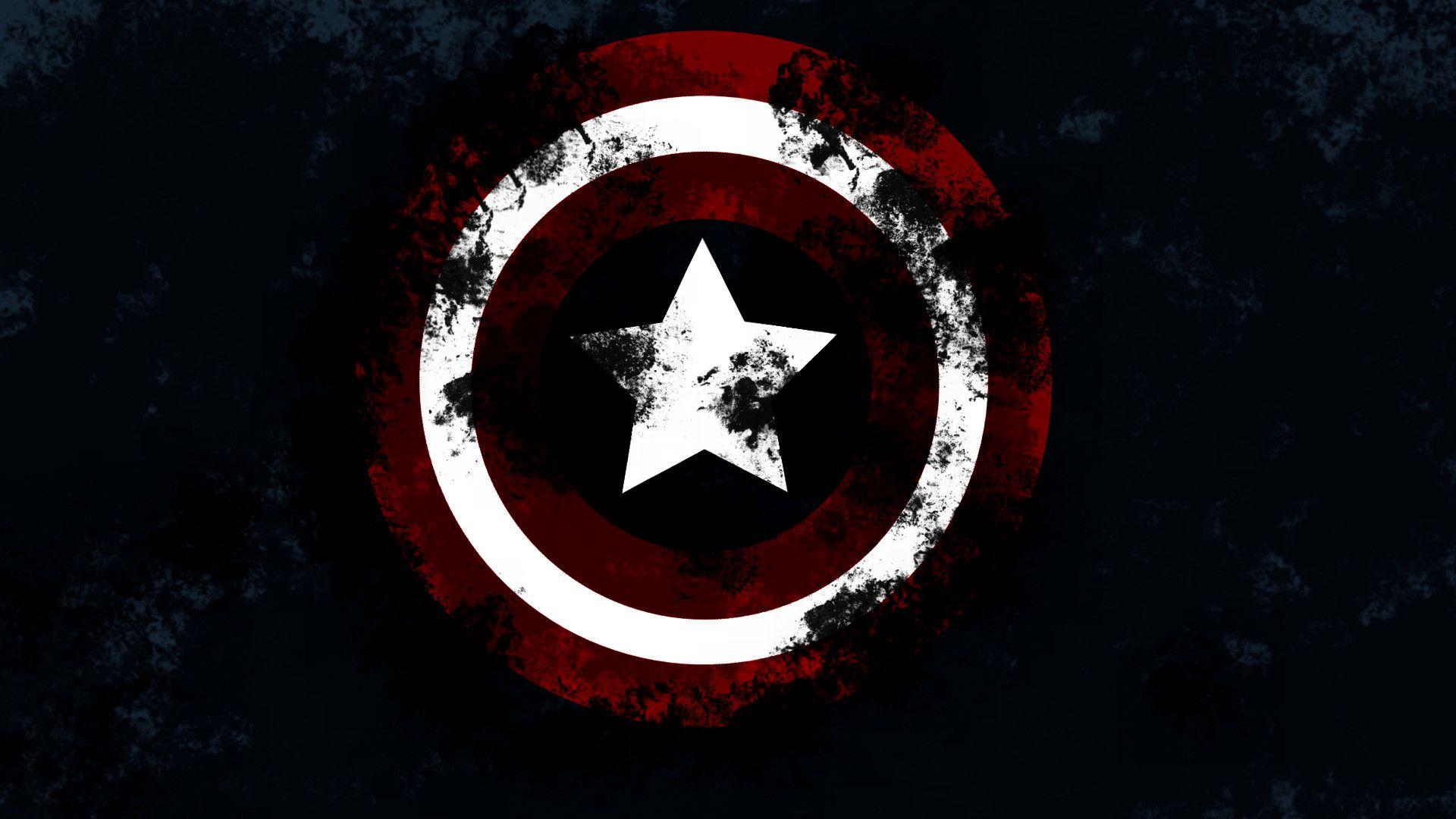 Captain America Minimalist Design Wallpapers