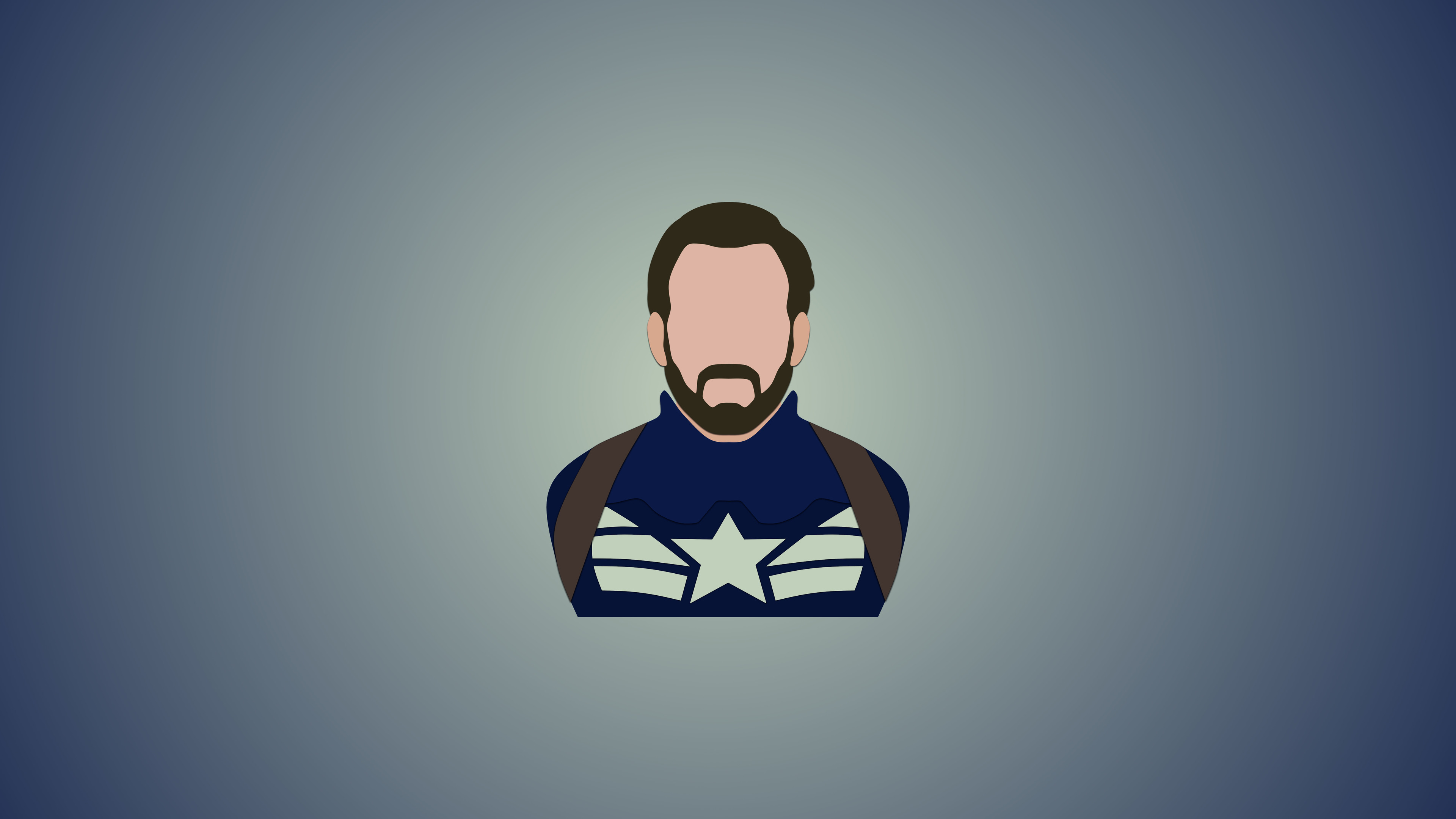 Captain America Minimalist Logo 4K Wallpapers