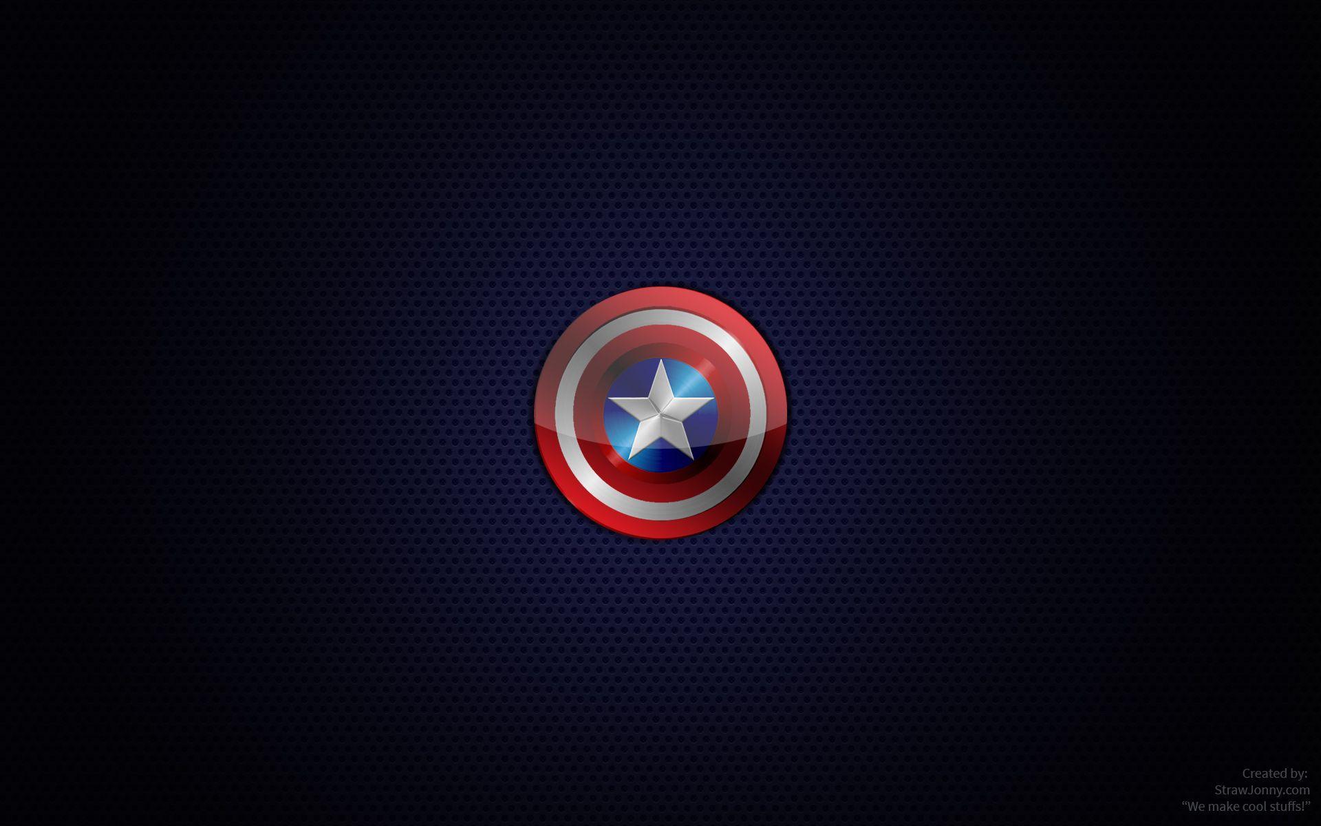 Captain America Minimalist Logo 4K Wallpapers