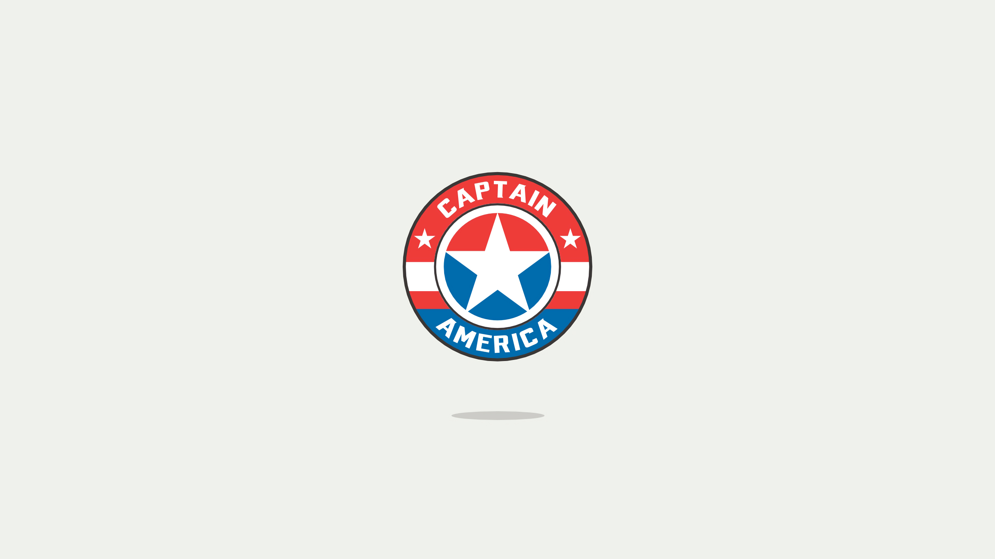 Captain America Minimalist Logo 4K Wallpapers