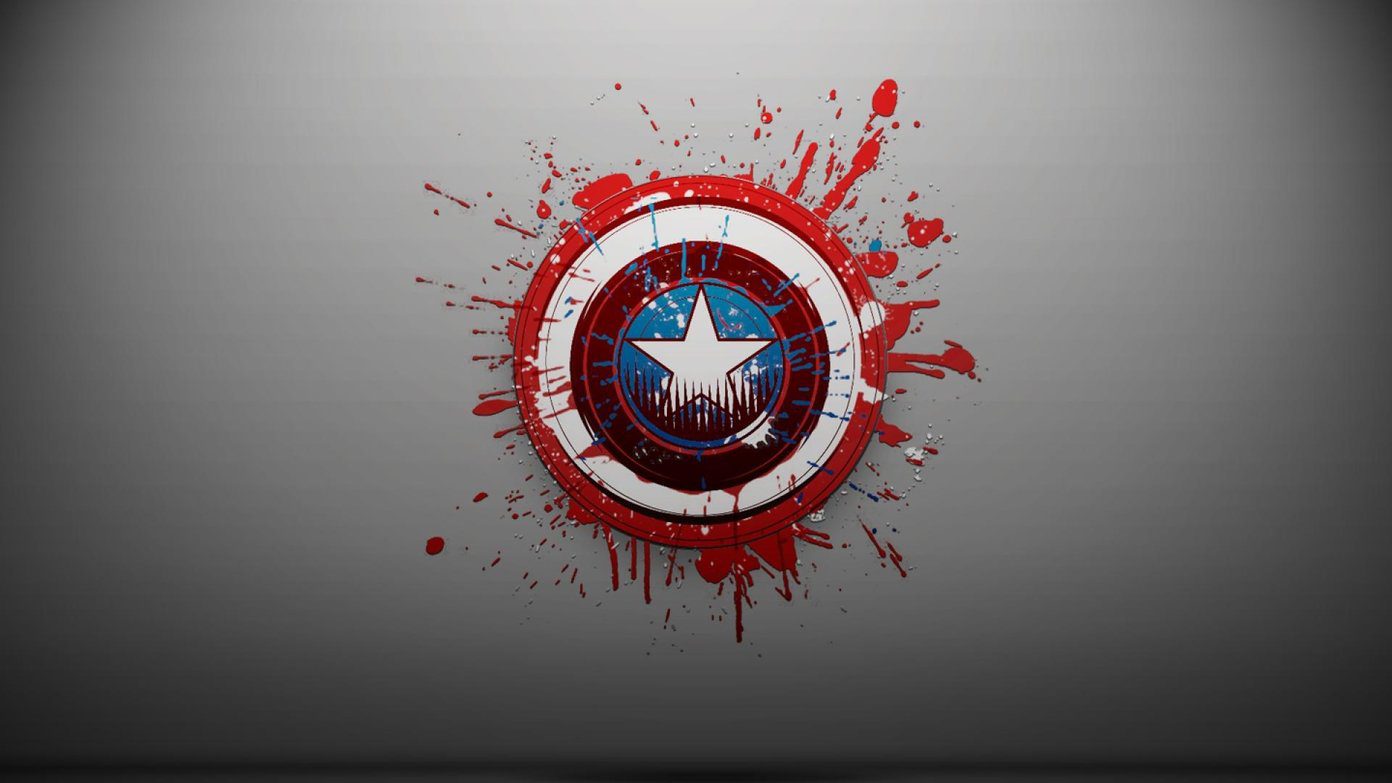 Captain America Minimalist Logo 4K Wallpapers