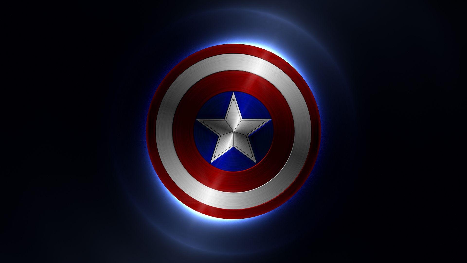 Captain America Minimalist Logo 4K Wallpapers