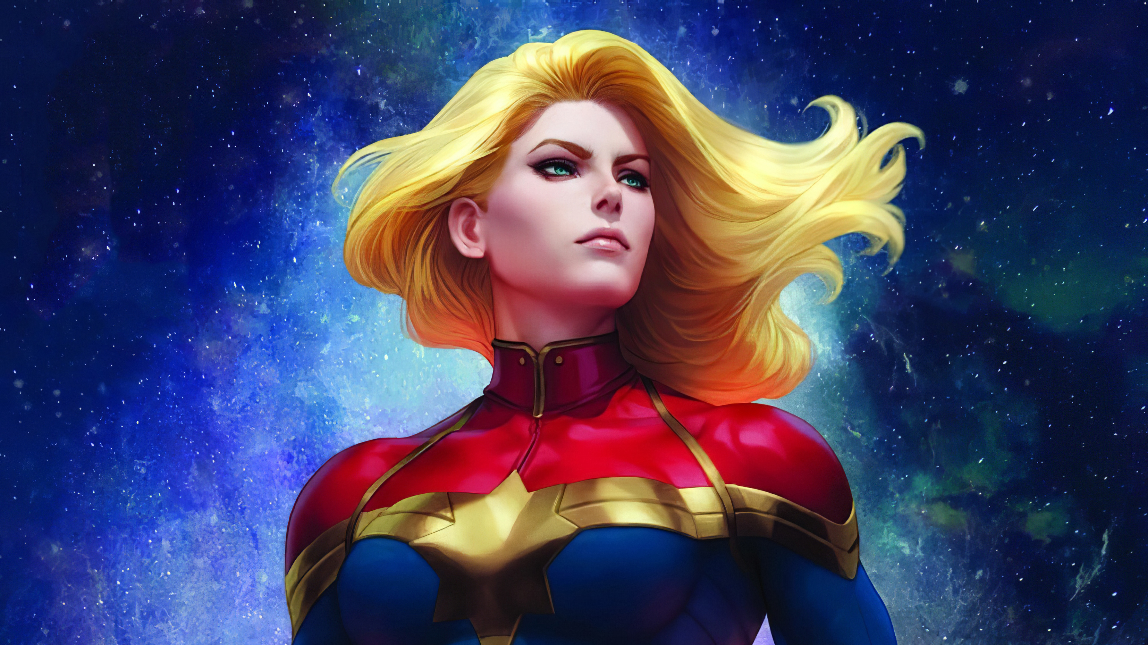 Captain Marvel 4K Art Wallpapers