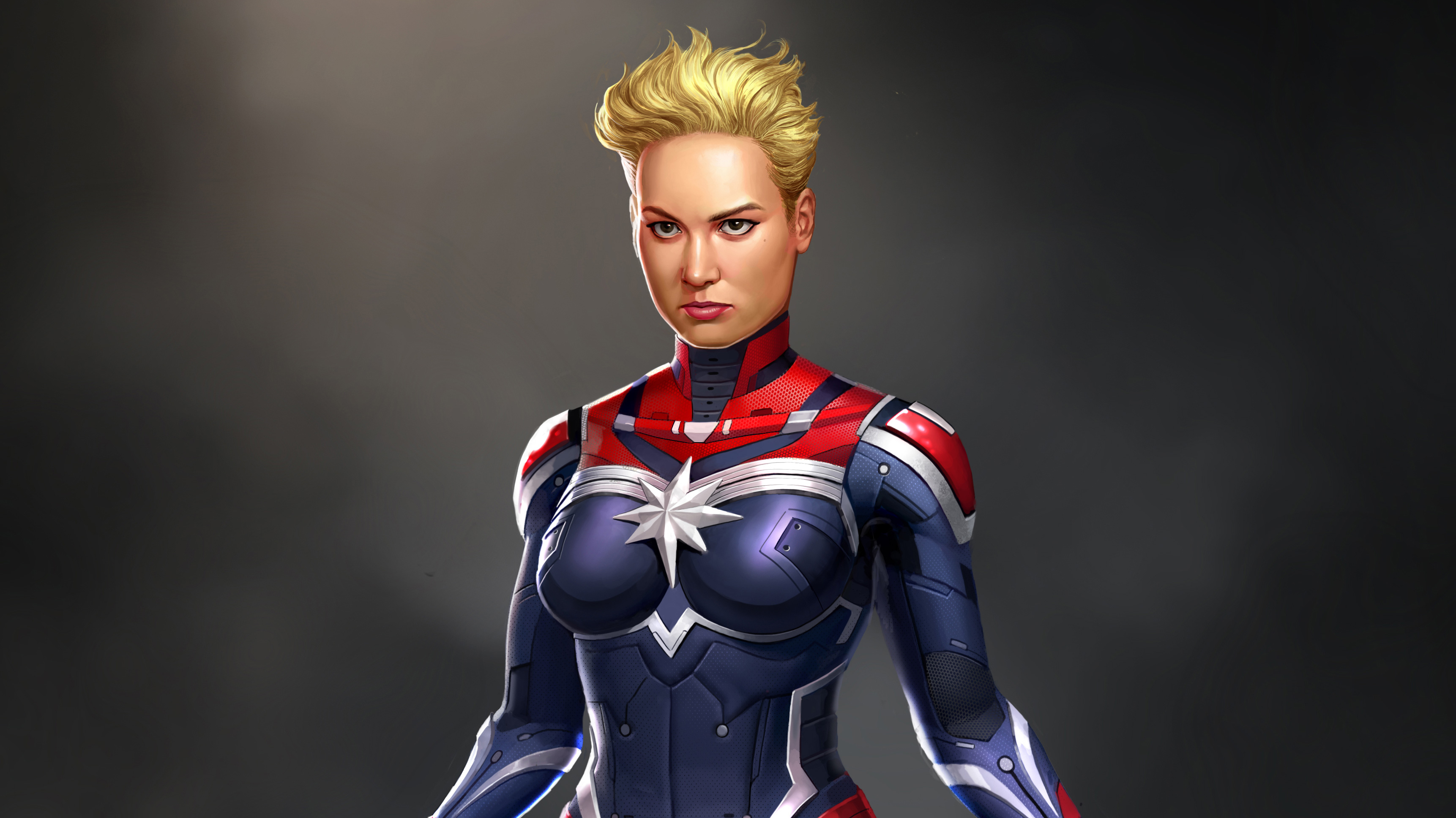 Captain Marvel 4K Art Wallpapers