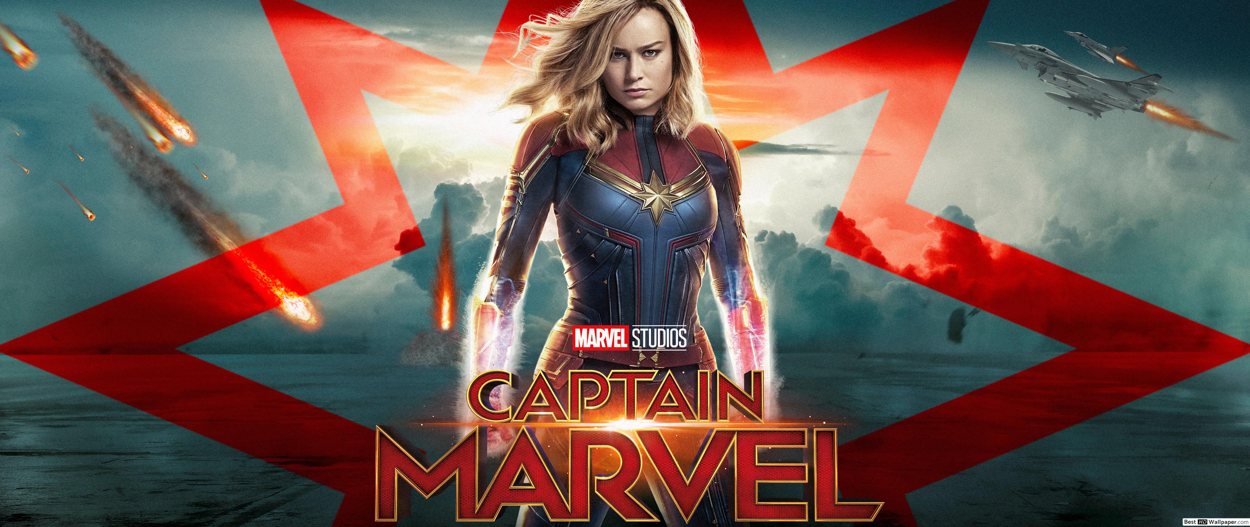 Captain Marvel 4K Art Wallpapers