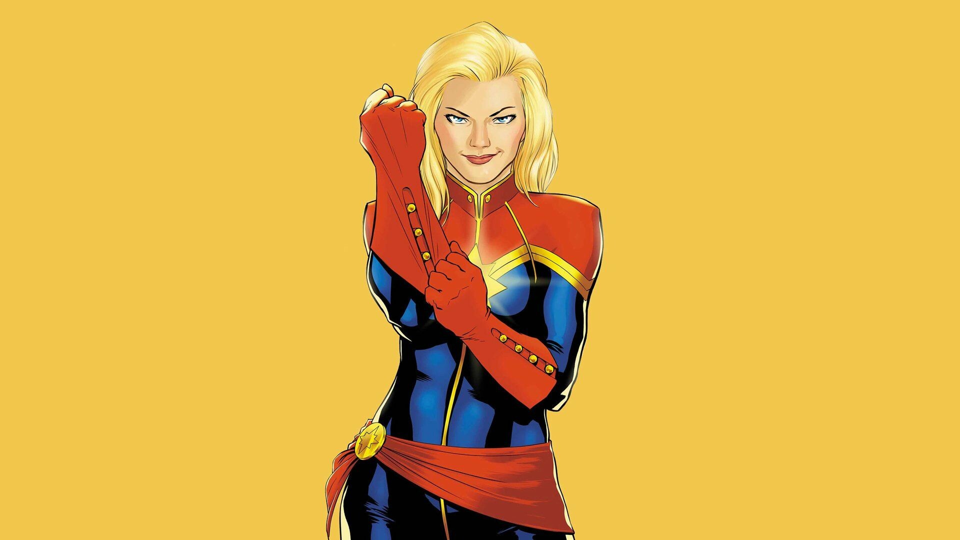 Captain Marvel 4K Art Wallpapers