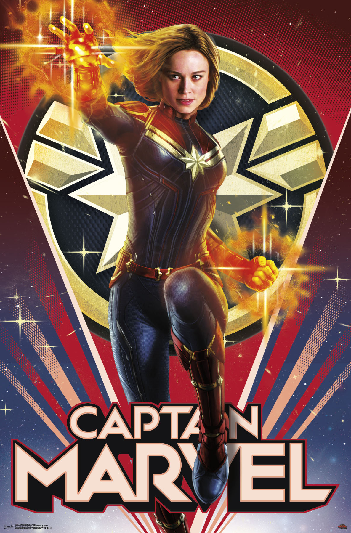 Captain Marvel Goose Cat Minimal Poster Wallpapers