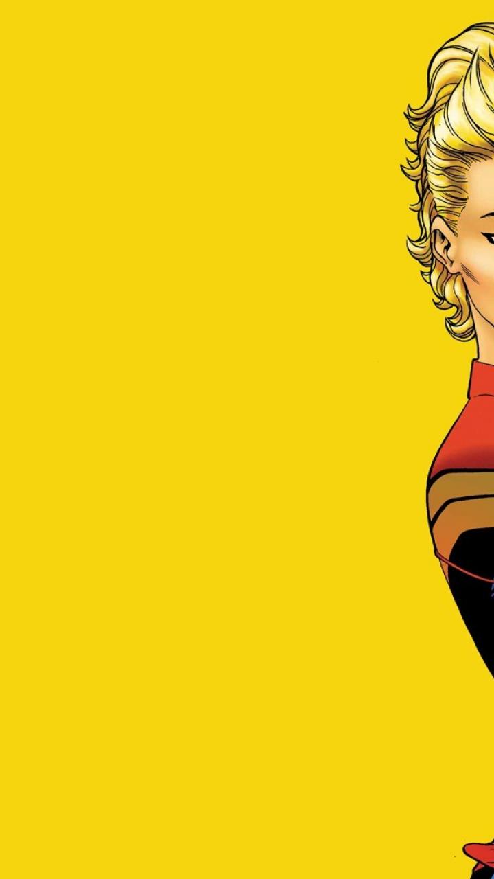 Captain Marvel Minimalist Artwork Wallpapers