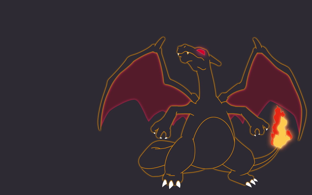 Charizard Minimalism Wallpapers