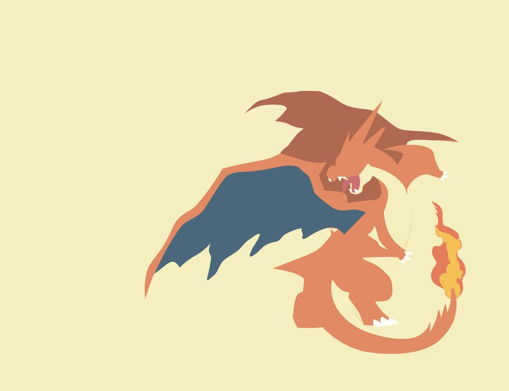 Charizard Minimalism Wallpapers