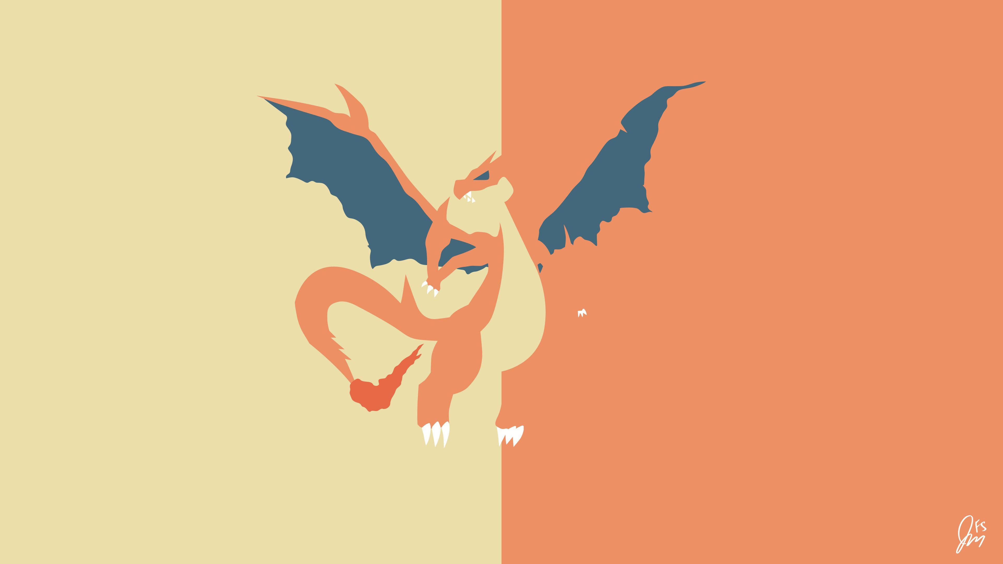 Charizard Minimalism Wallpapers