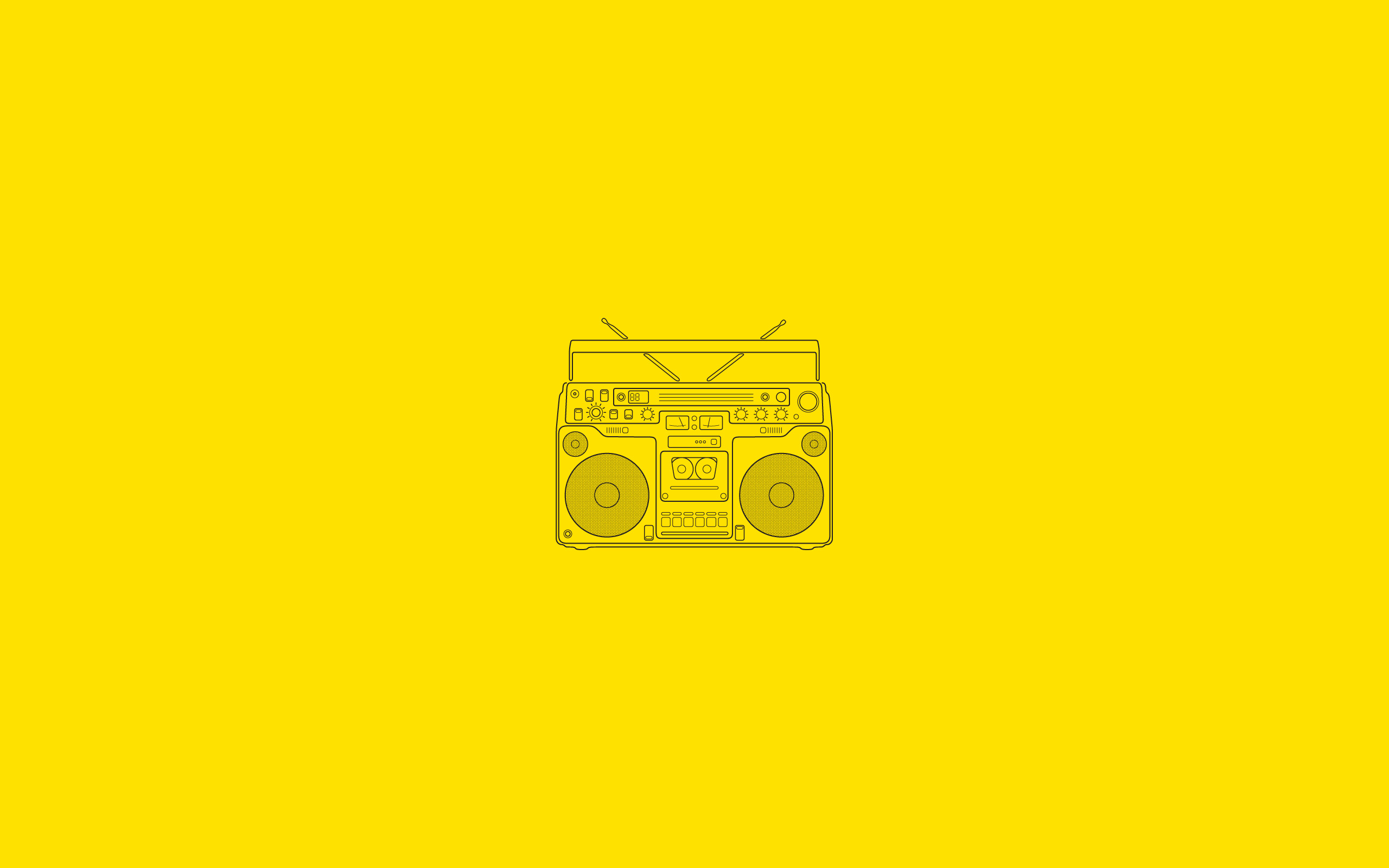 Colorful Minimal Boombox Wallpapers