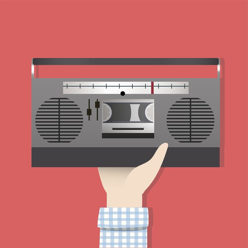 Colorful Minimal Boombox Wallpapers