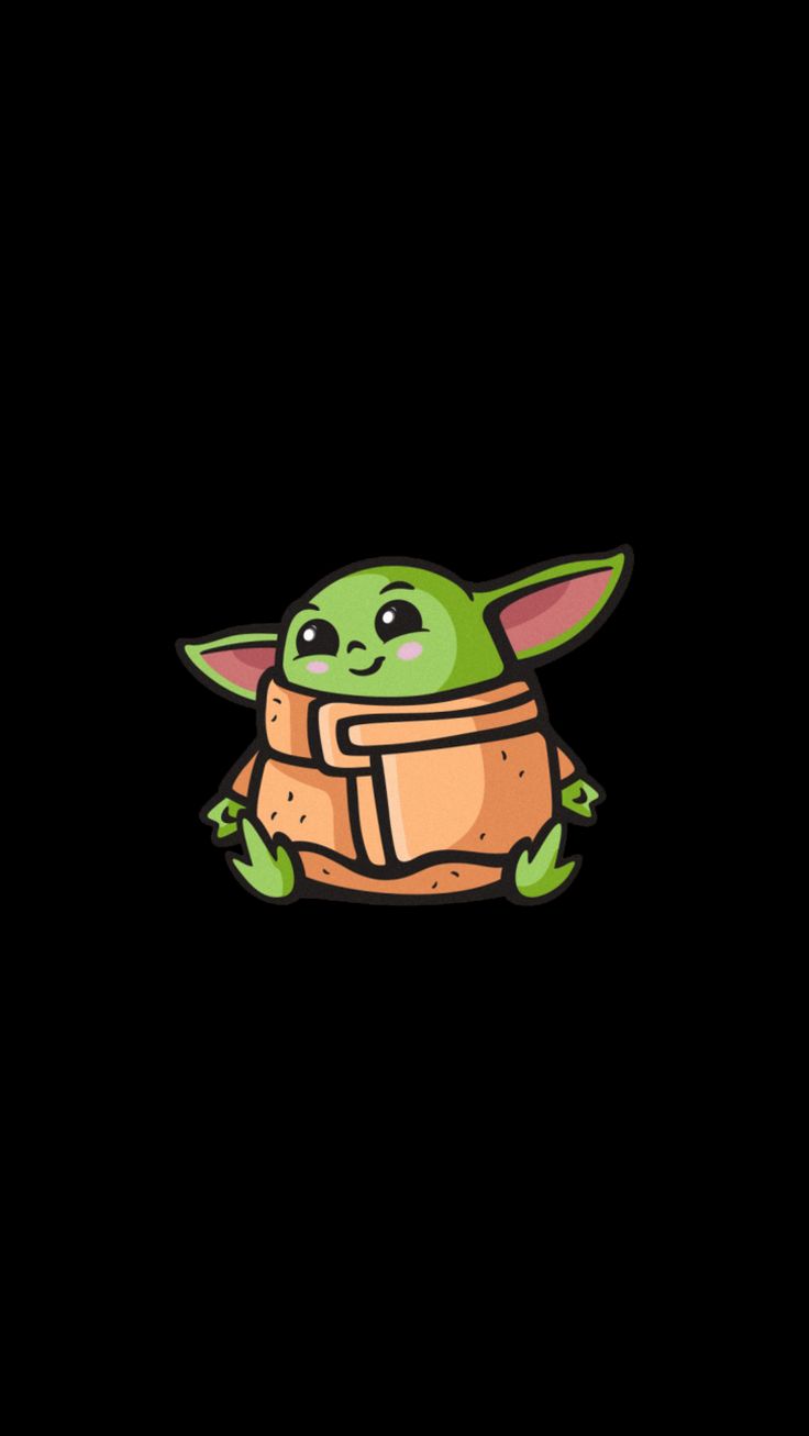 Cool Baby Yoda Minimalist Wallpapers