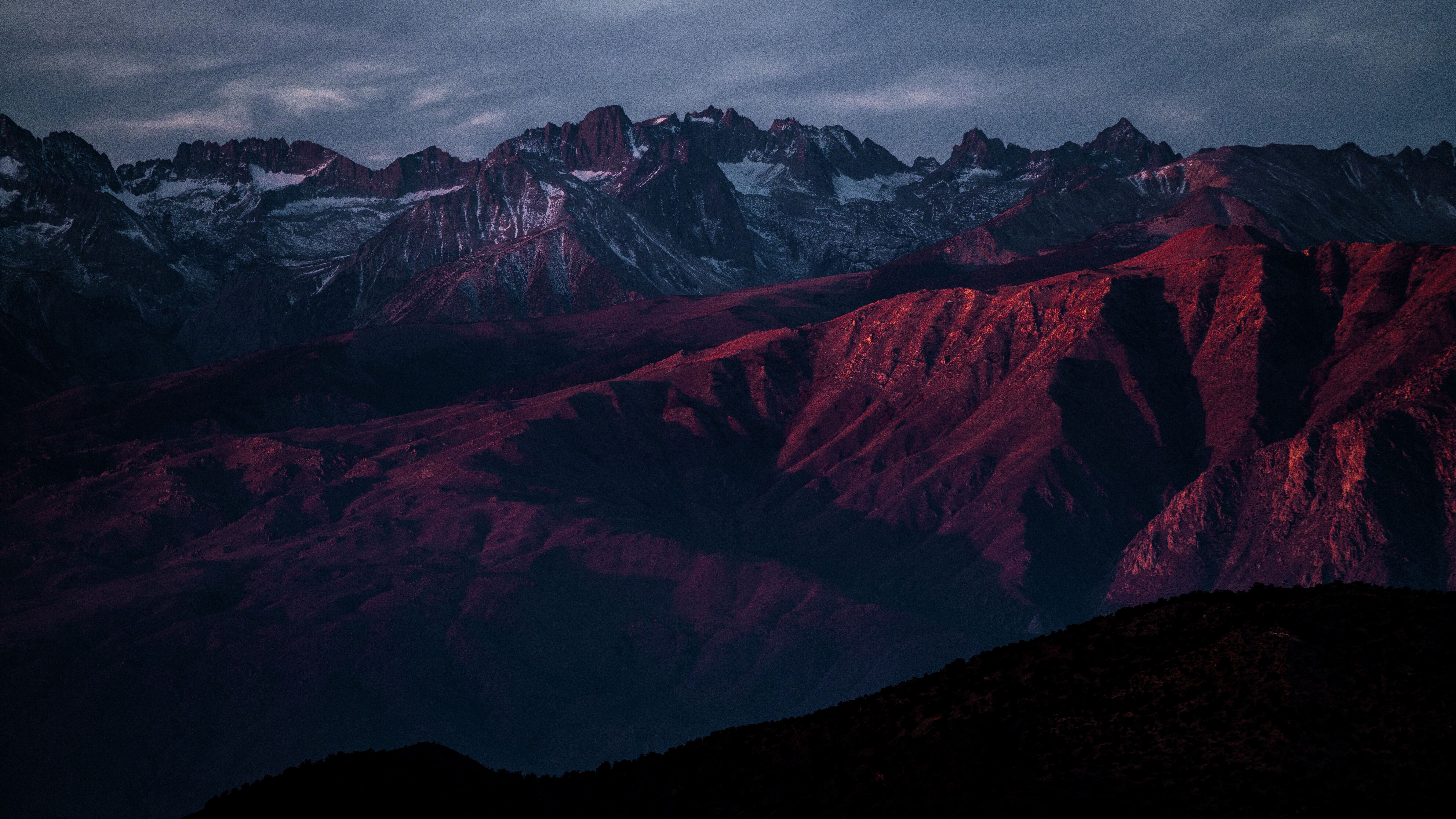 Cool Red Mountains 4K Wallpapers