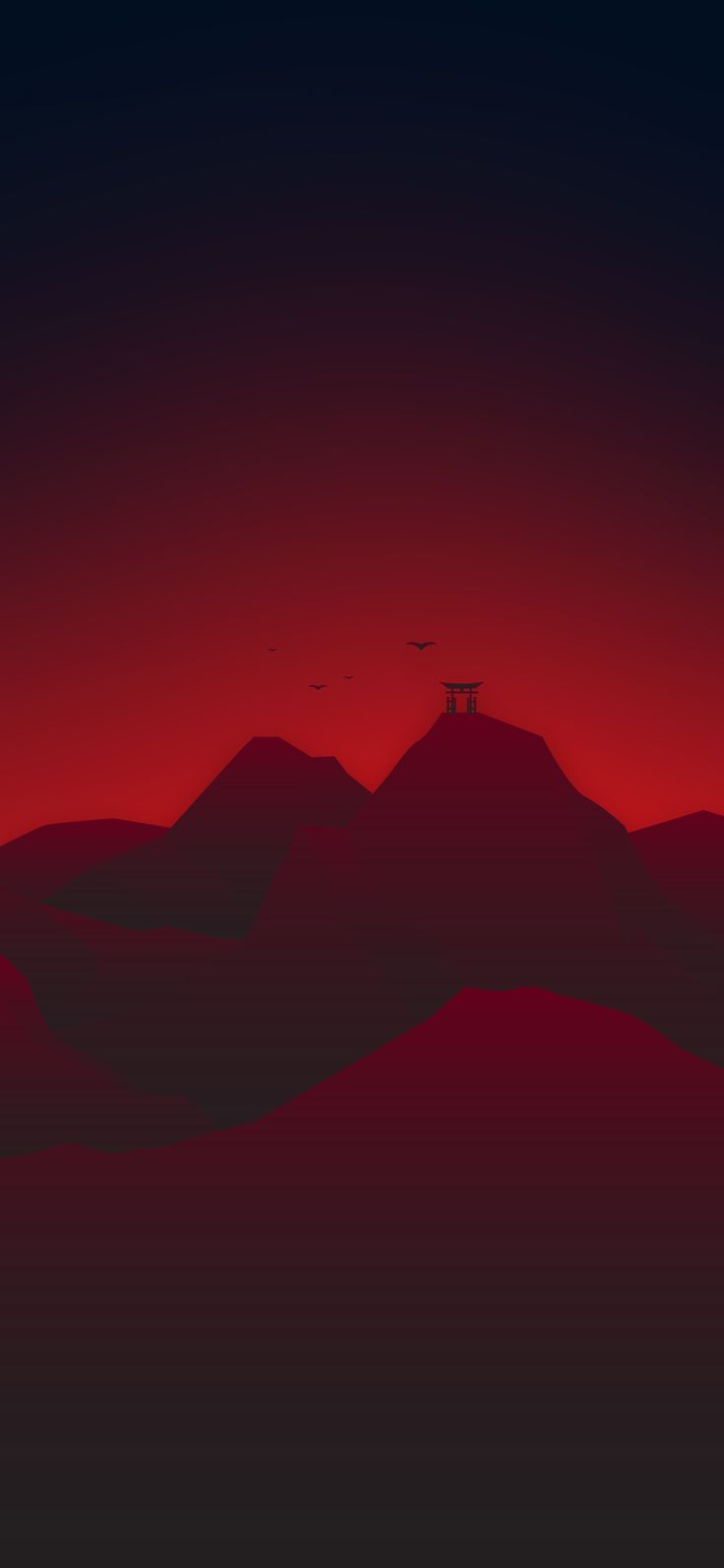 Cool Red Mountains 4K Wallpapers