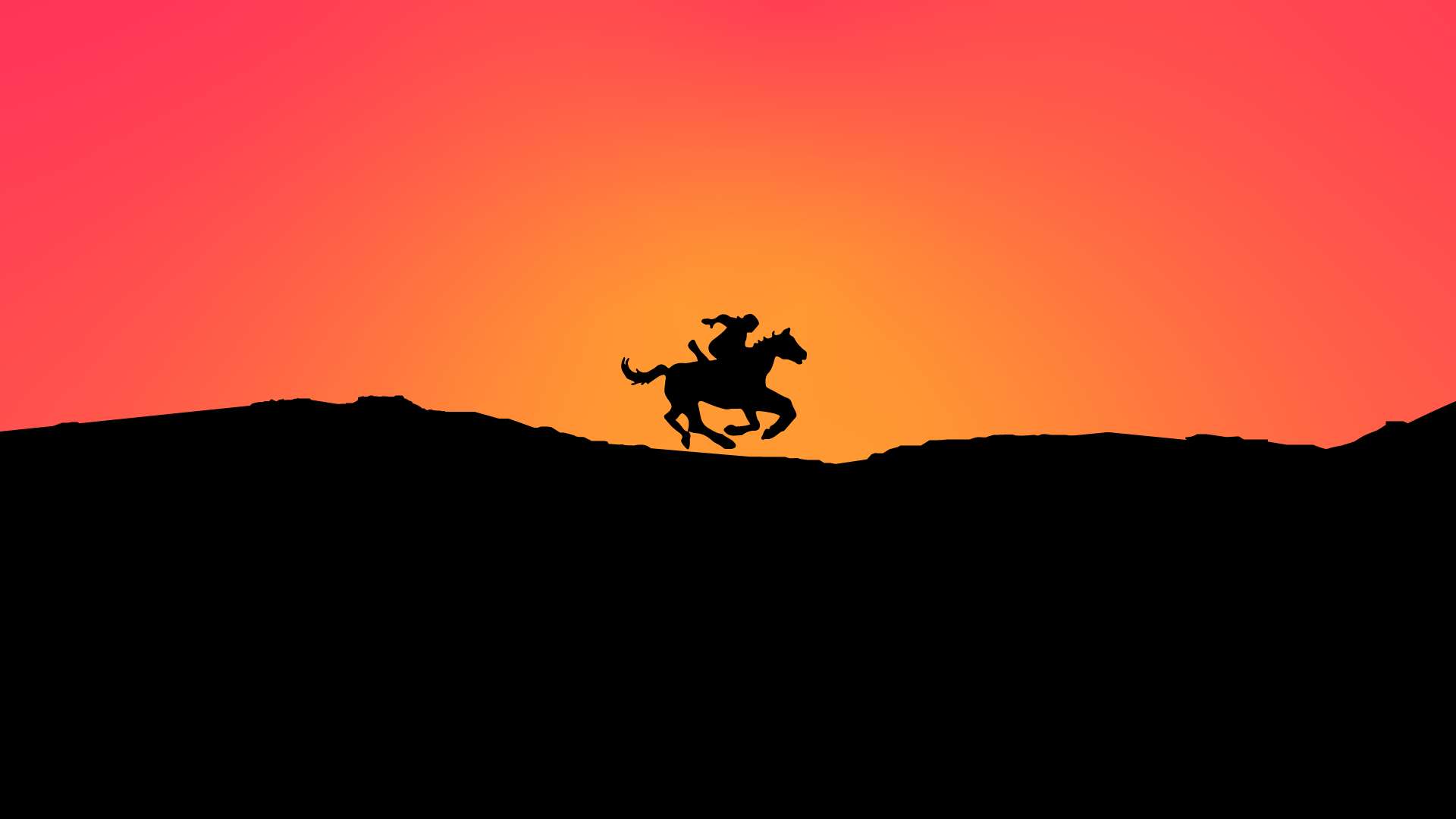 Cowboy Minimalist Wallpapers