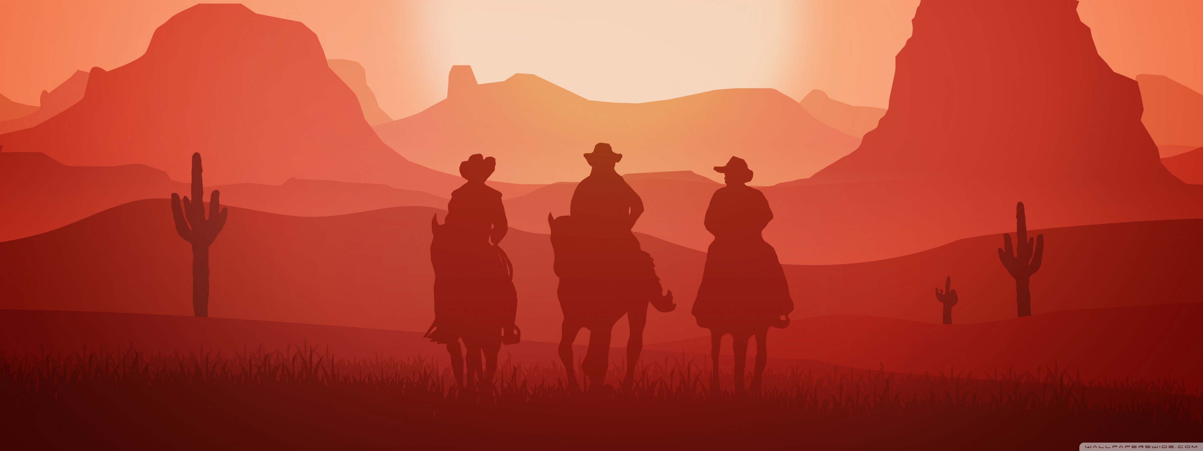 Cowboy Minimalist Wallpapers