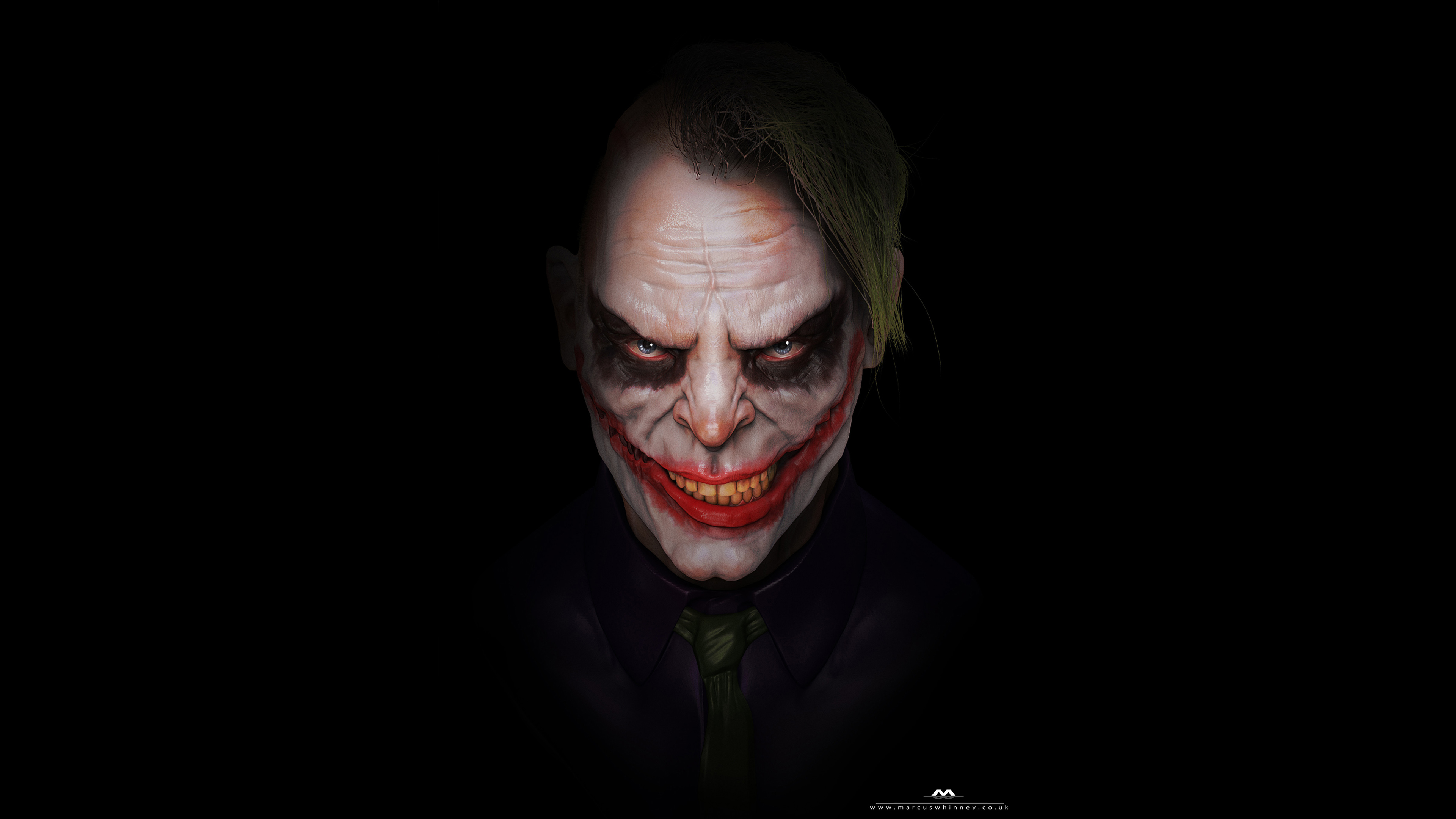 Creepy Joker 2020 Minimal Wallpapers