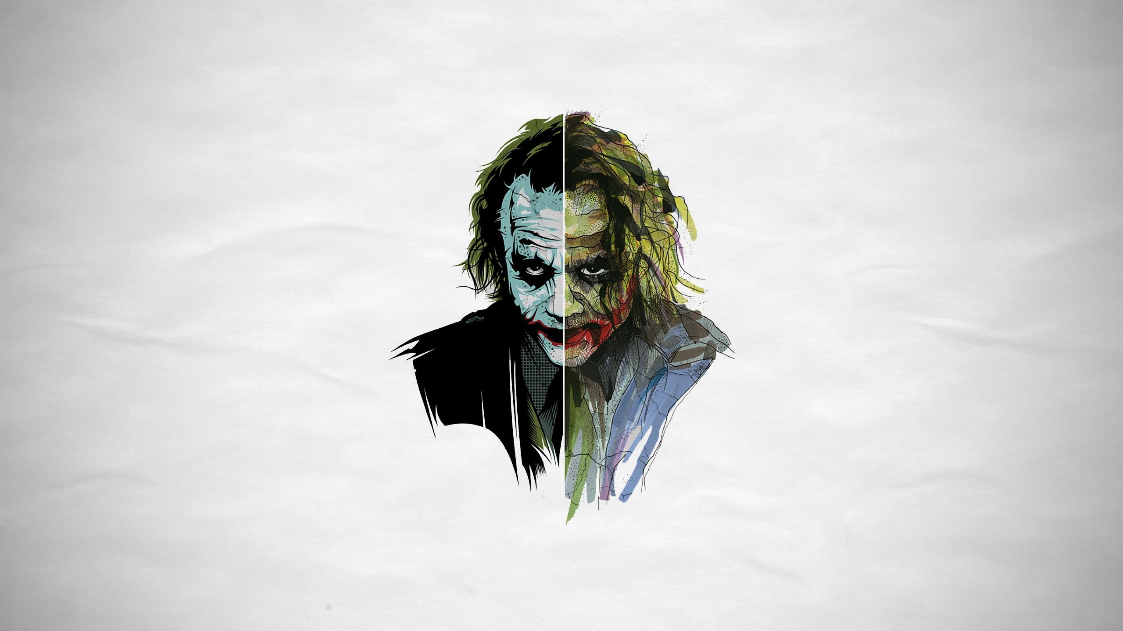 Creepy Joker 2020 Minimal Wallpapers