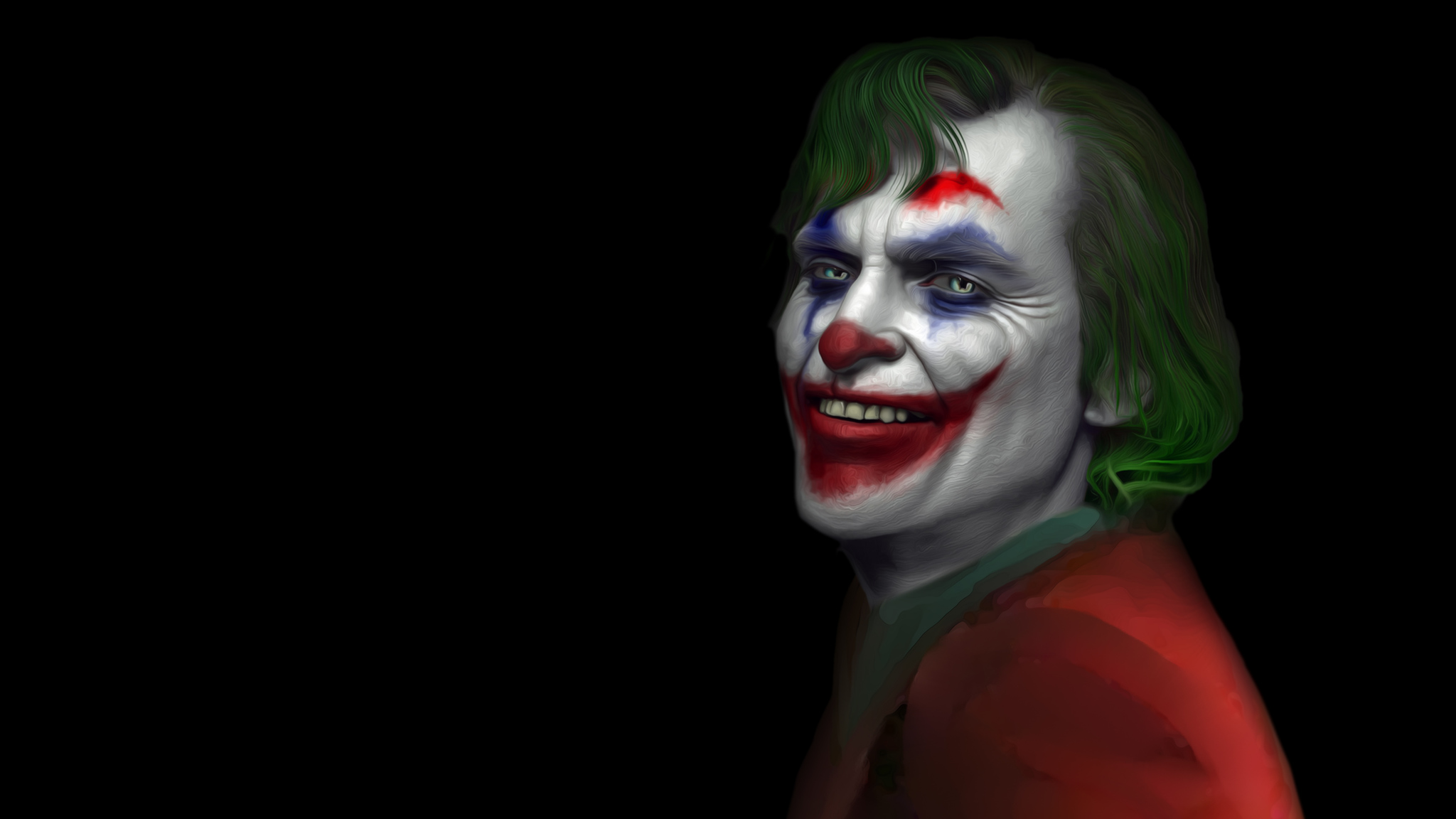 Creepy Joker 2020 Minimal Wallpapers