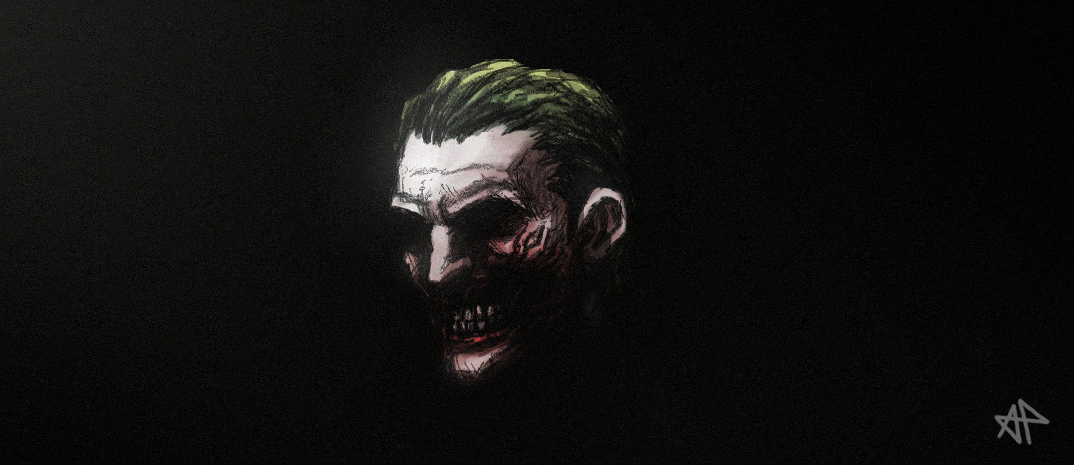 Creepy Joker 2020 Minimal Wallpapers