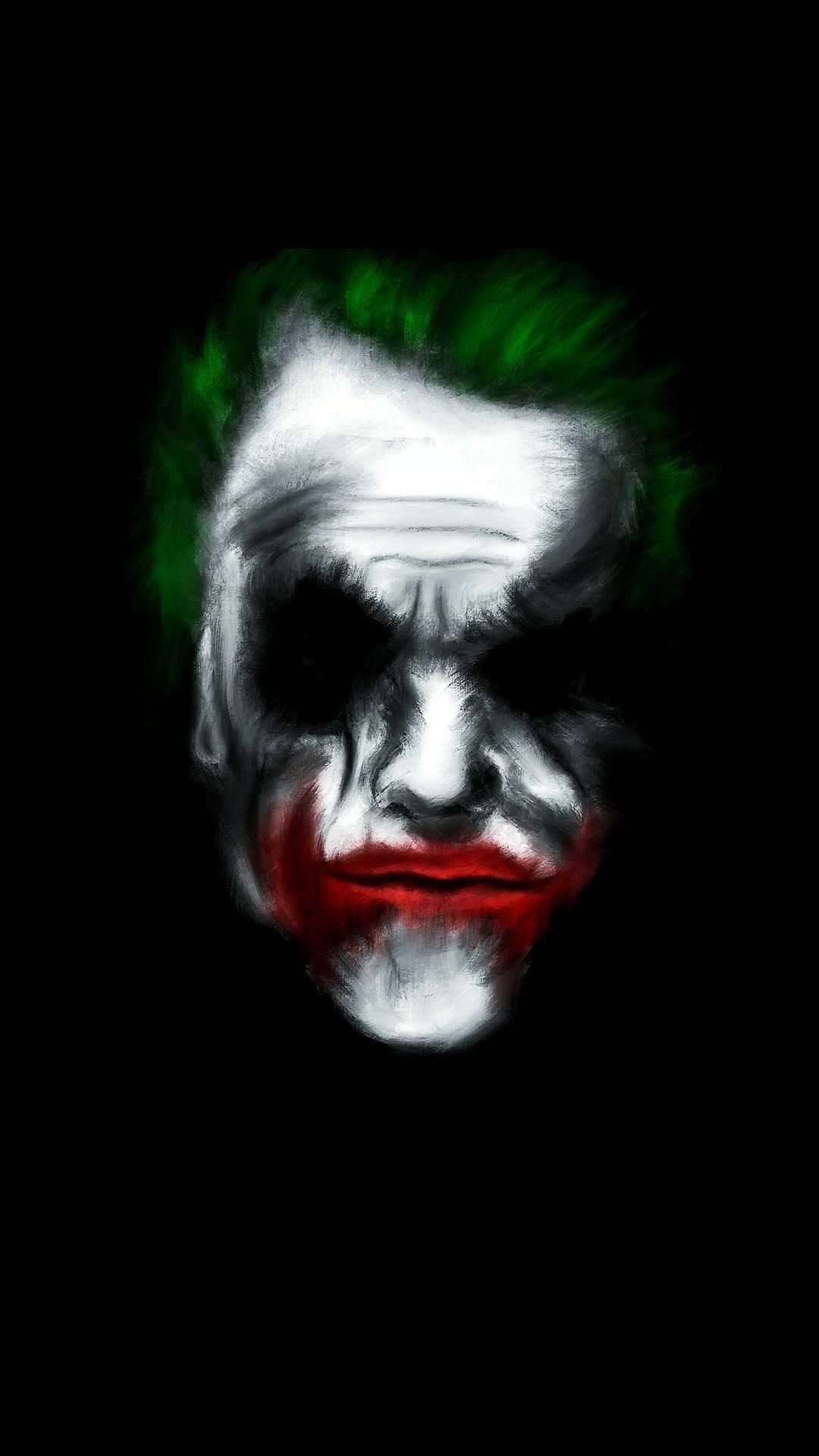 Creepy Joker 2020 Minimal Wallpapers