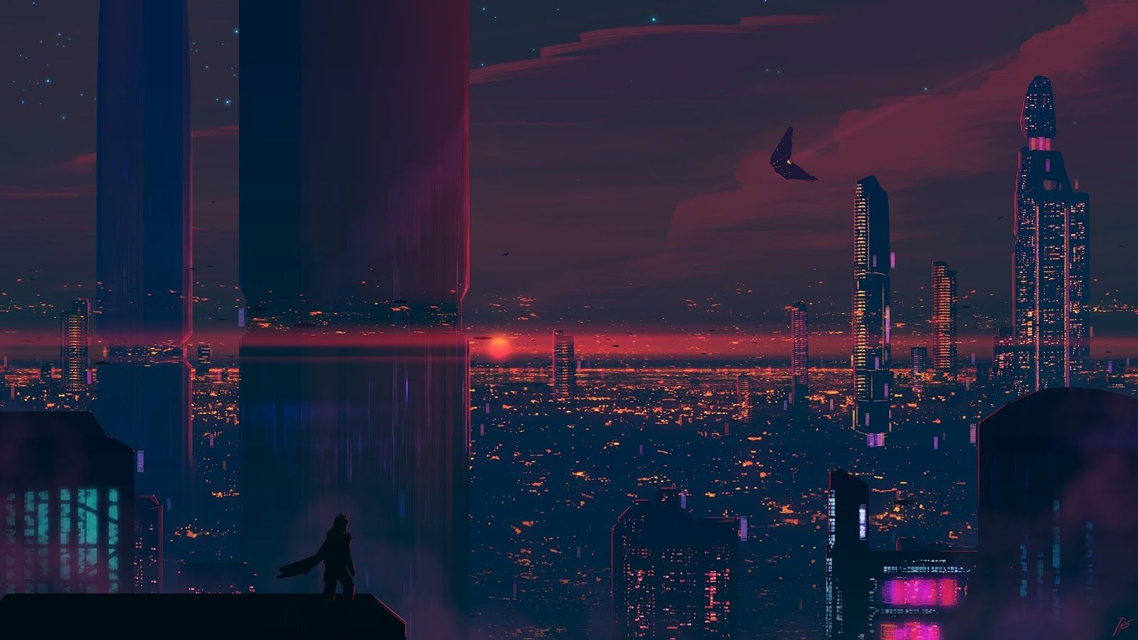 Cyberpunk 2077 Minimalist Wallpapers