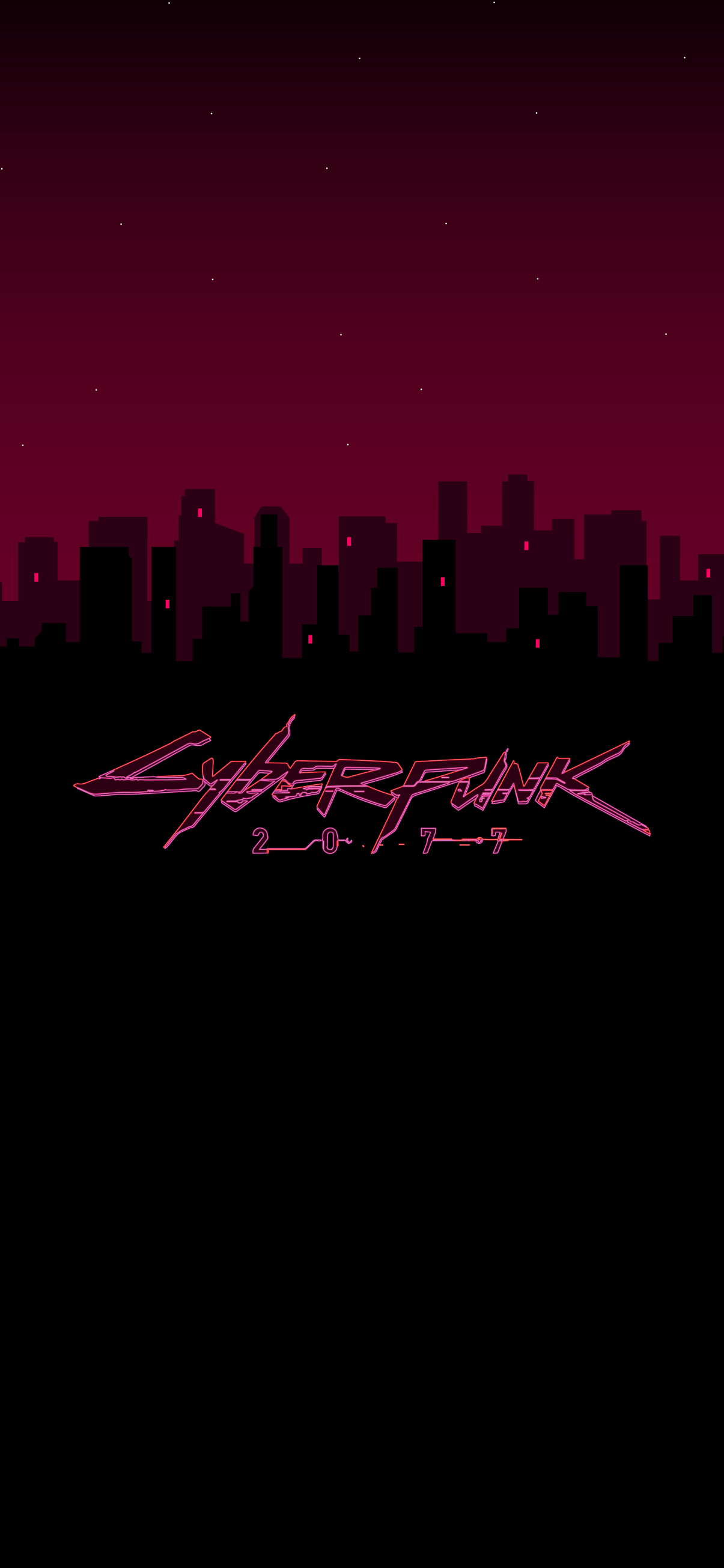 Cyberpunk 2077 Minimalist Wallpapers