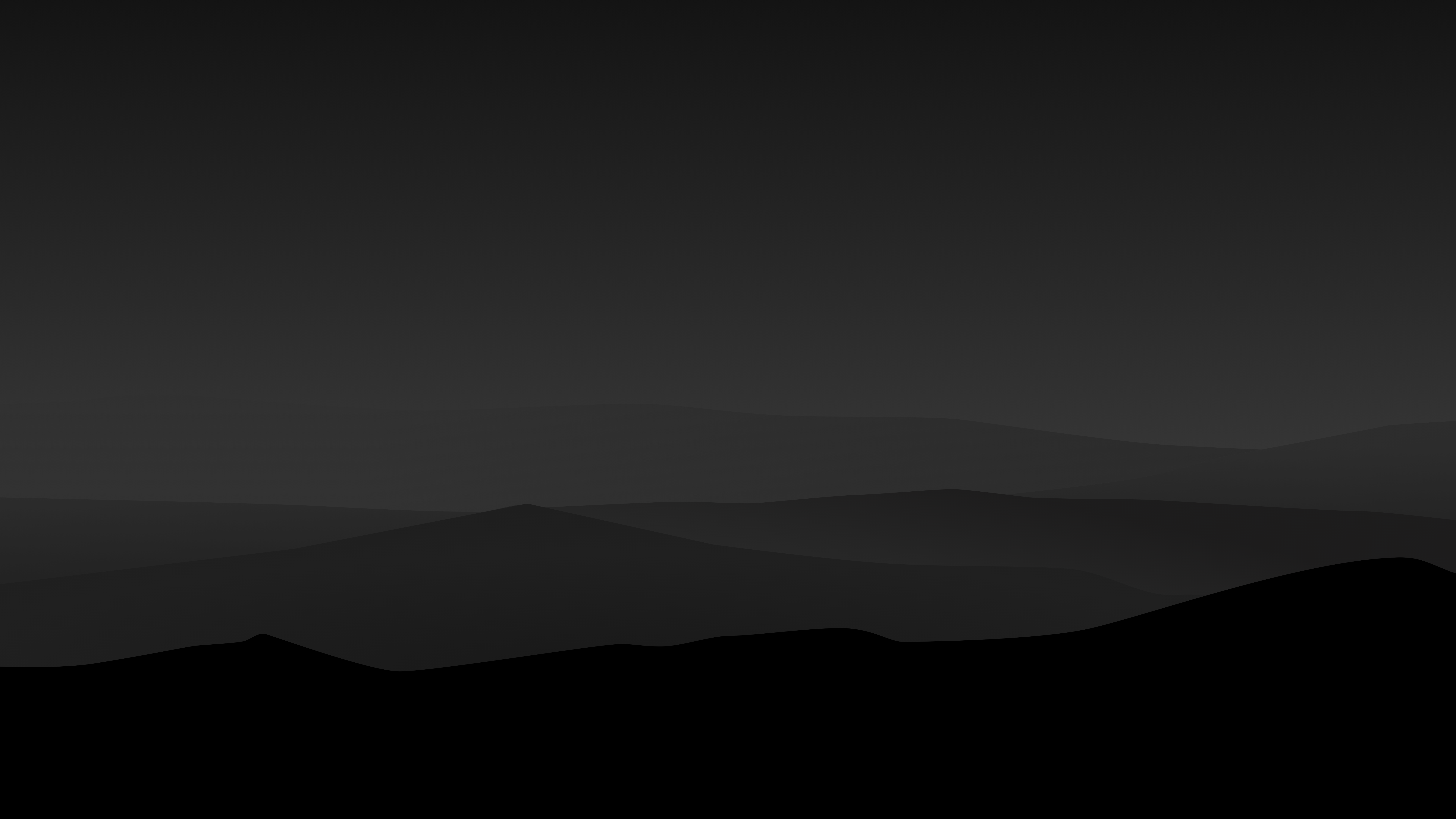 Dark Minimal Mountains At Night Wallpapers