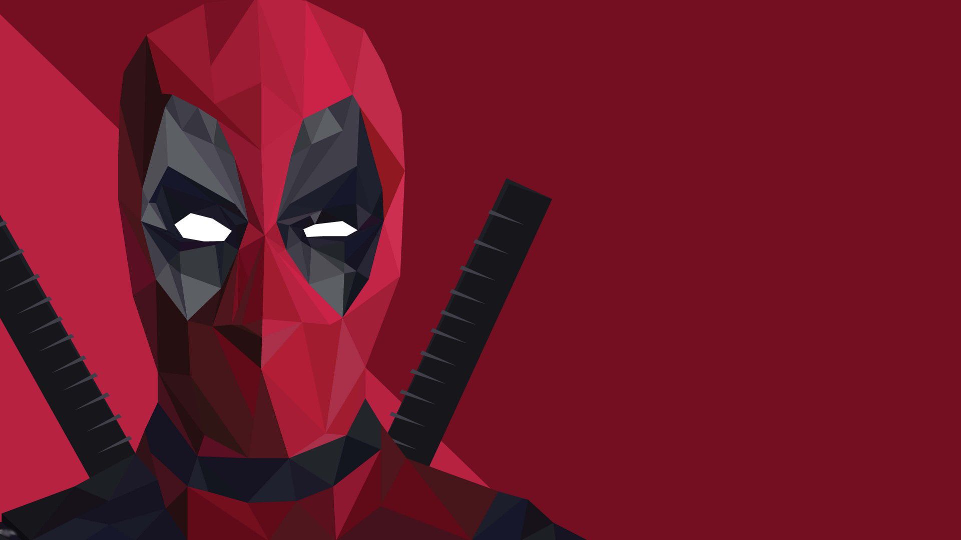 Deadpool Mask Minimalist Wallpapers